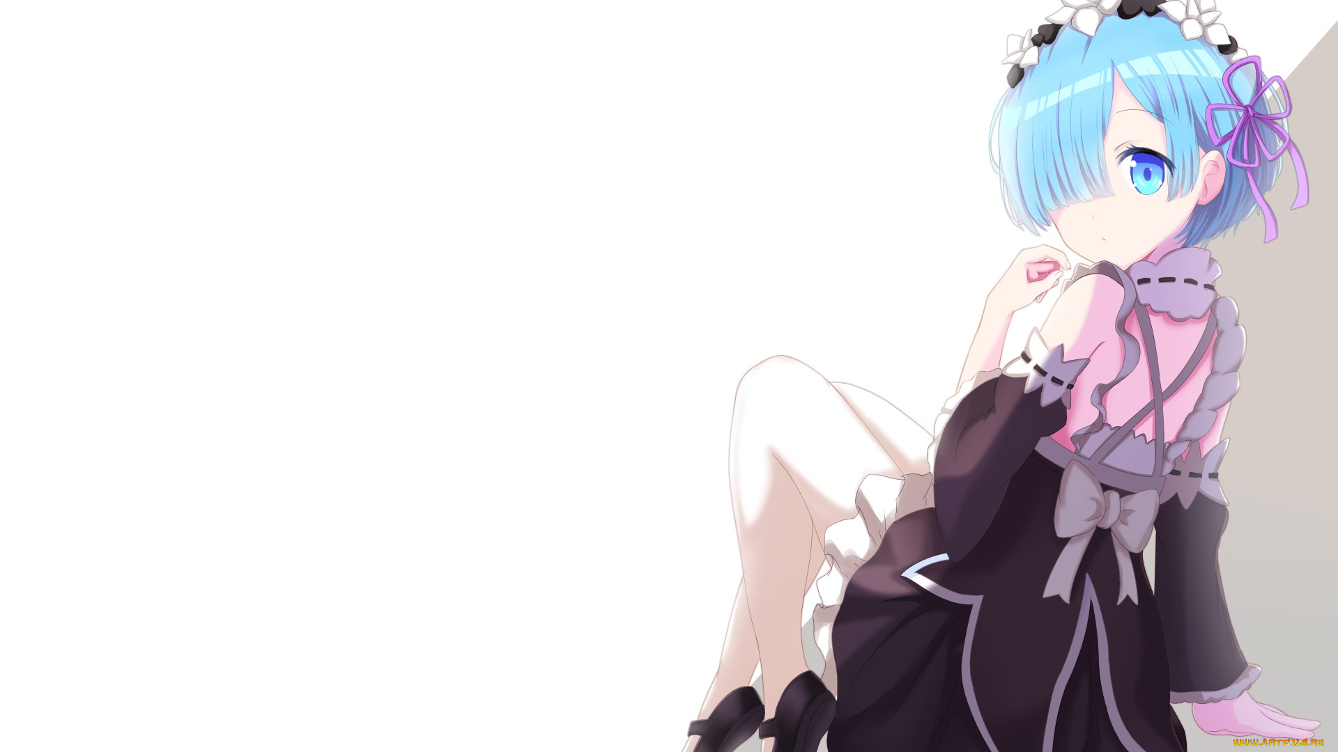 аниме, re, , zero, kara, hajimeru, isekai, seikatsu, рем