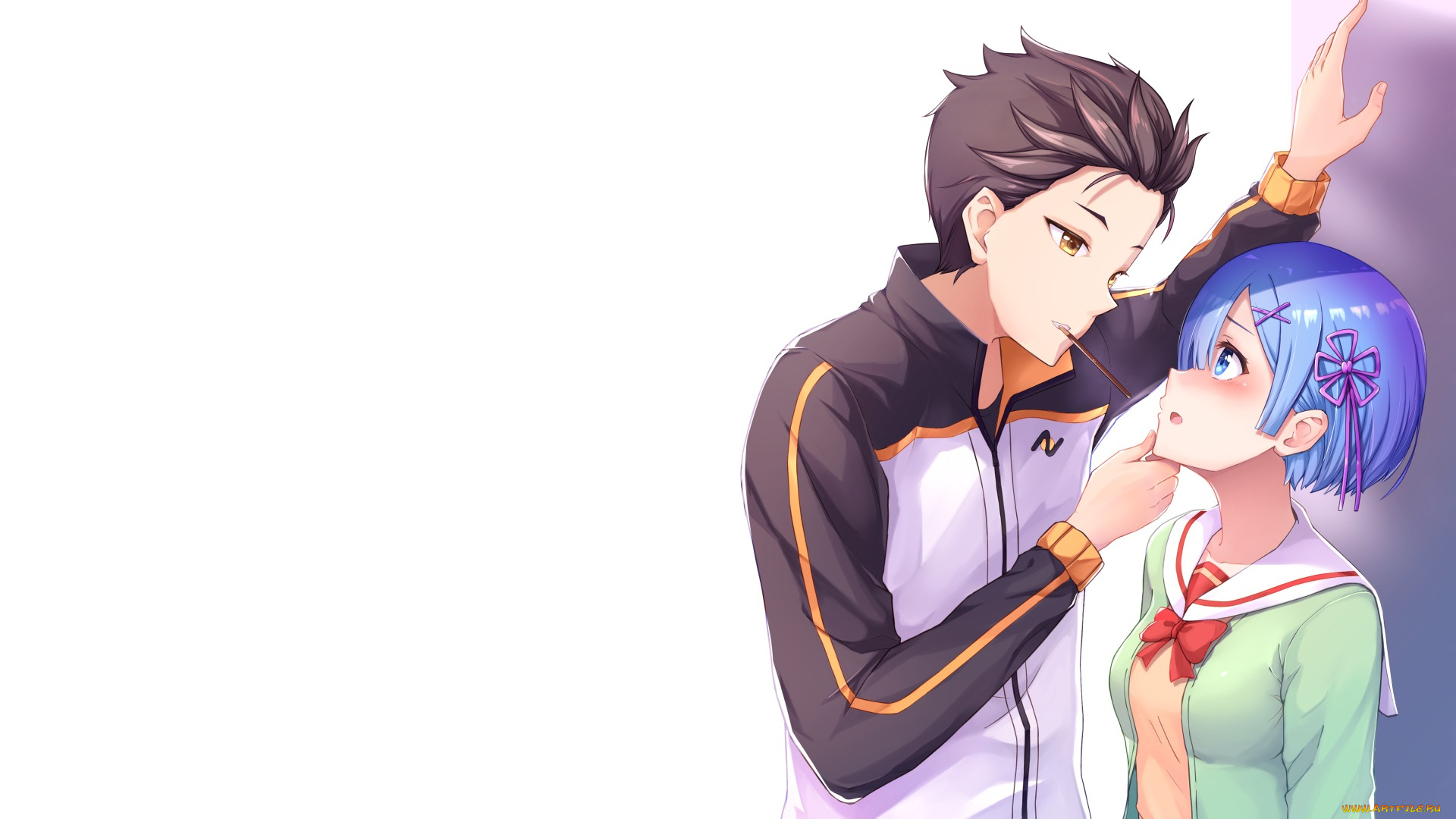 аниме, re, , zero, kara, hajimeru, isekai, seikatsu, subaru, rem