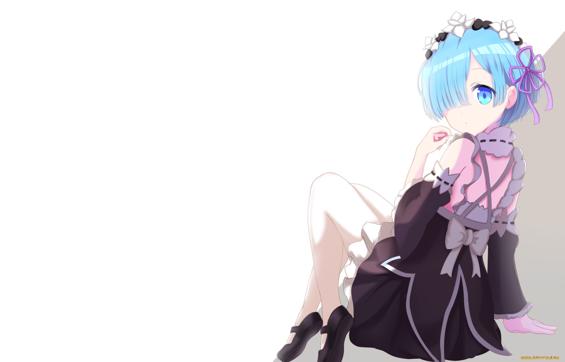 аниме, re, , zero, kara, hajimeru, isekai, seikatsu, рем