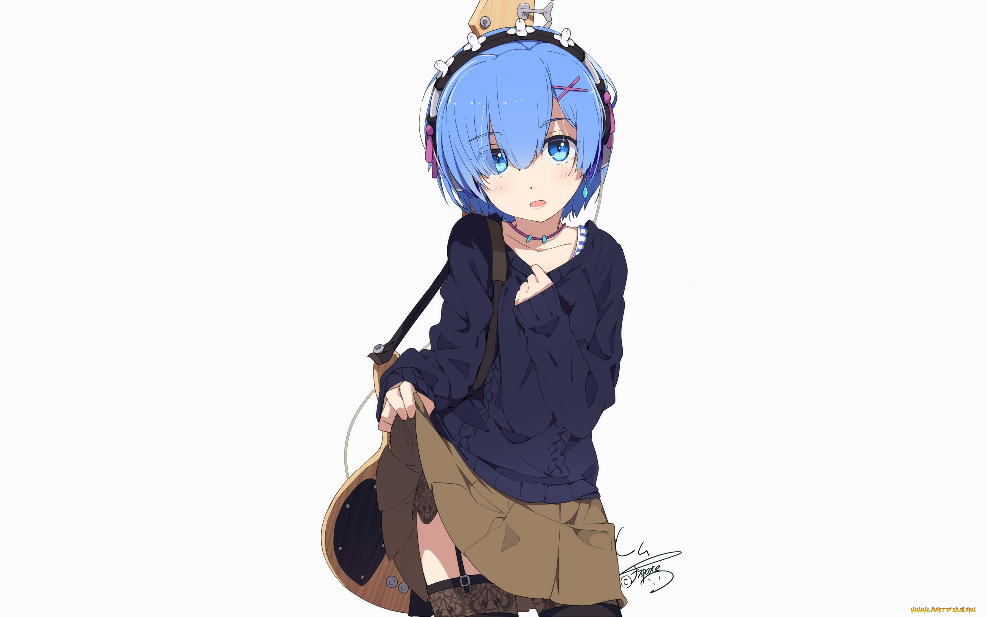 аниме, re, , zero, kara, hajimeru, isekai, seikatsu, рем