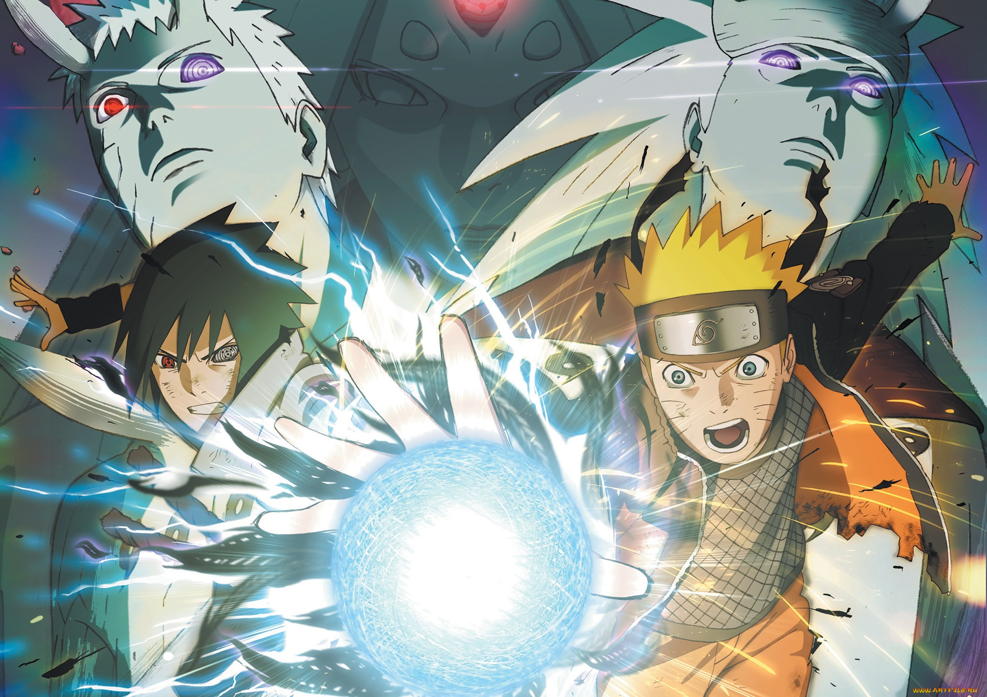 аниме, naruto, саске, наруто