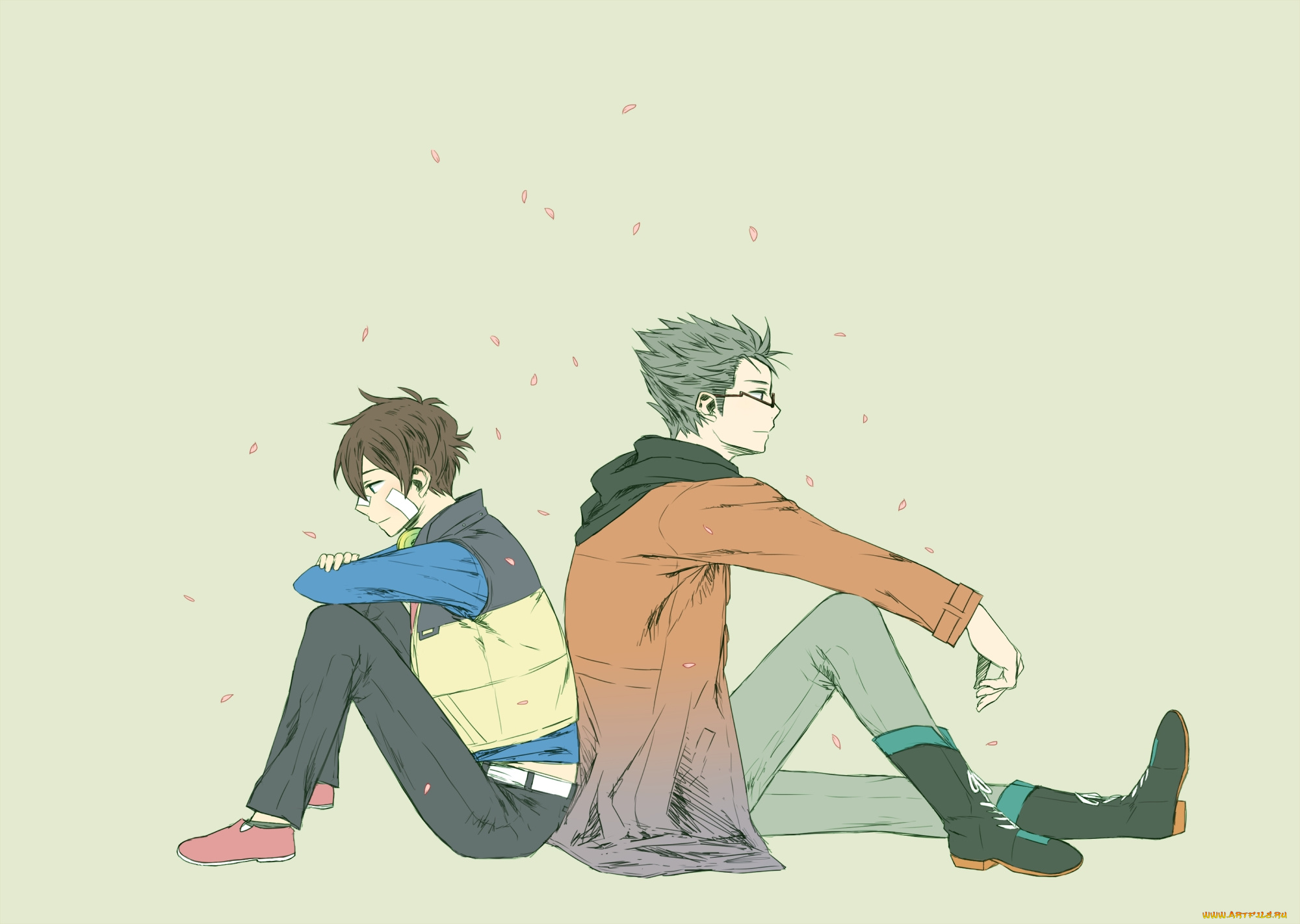 аниме, hamatora, парни