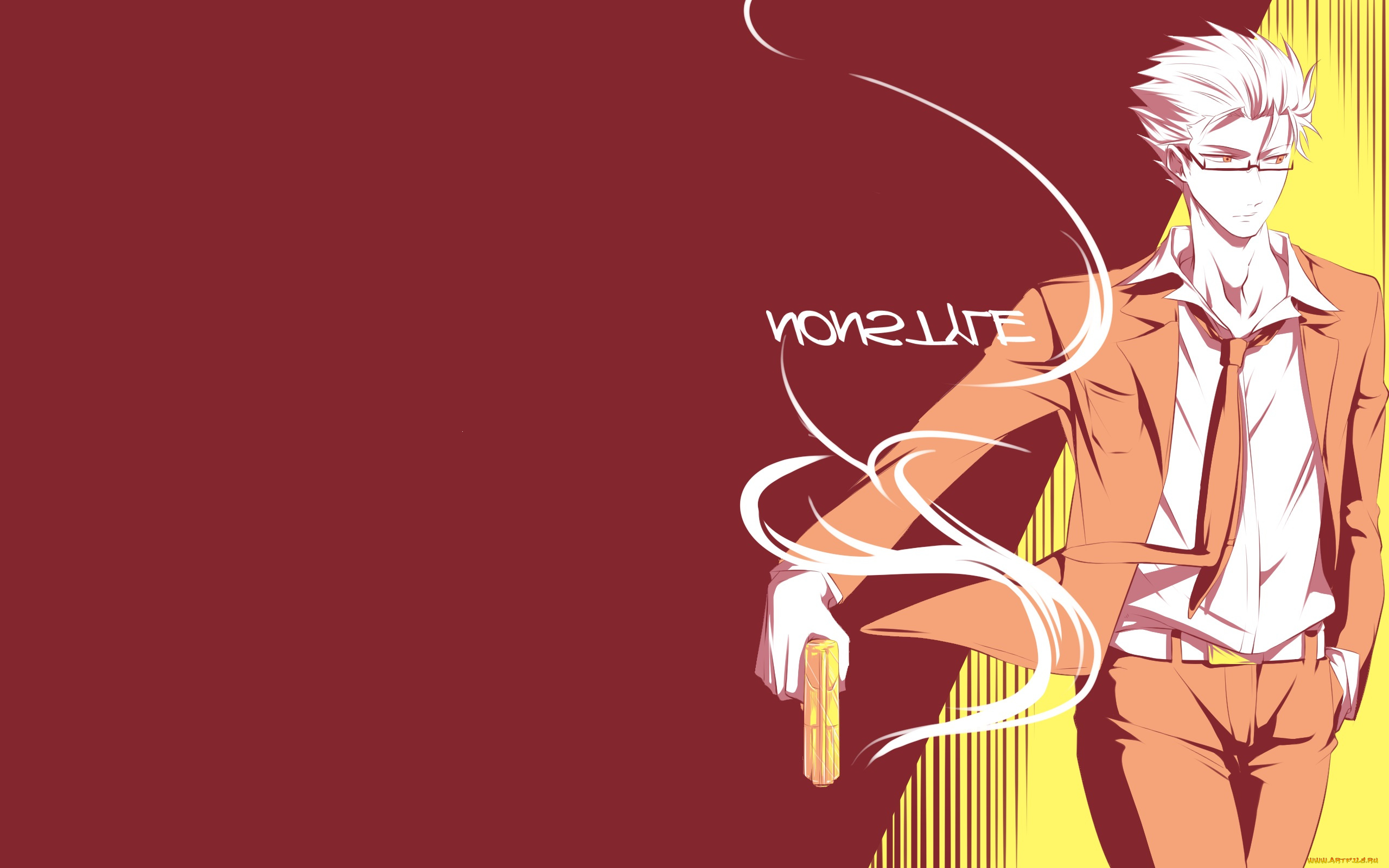 аниме, hamatora, мурасаки