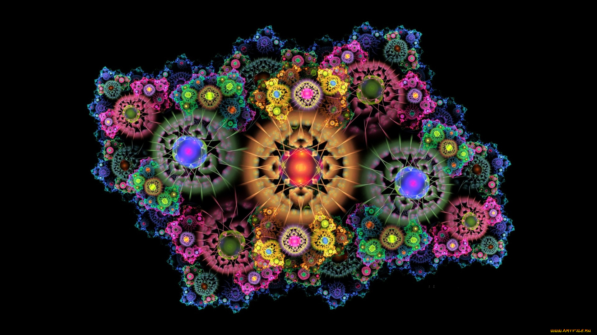 3д, графика, фракталы, , fractal, абстракция, фон, фрактал