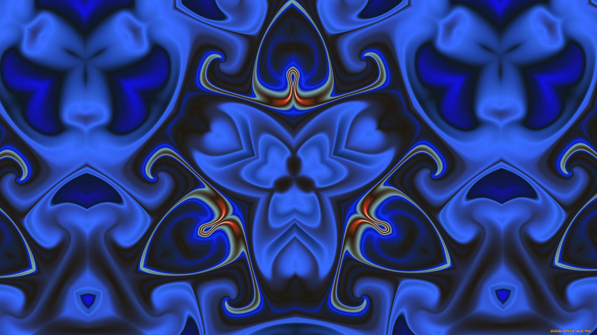 3д, графика, фракталы, , fractal, цвет, узор, фрактал, цветок