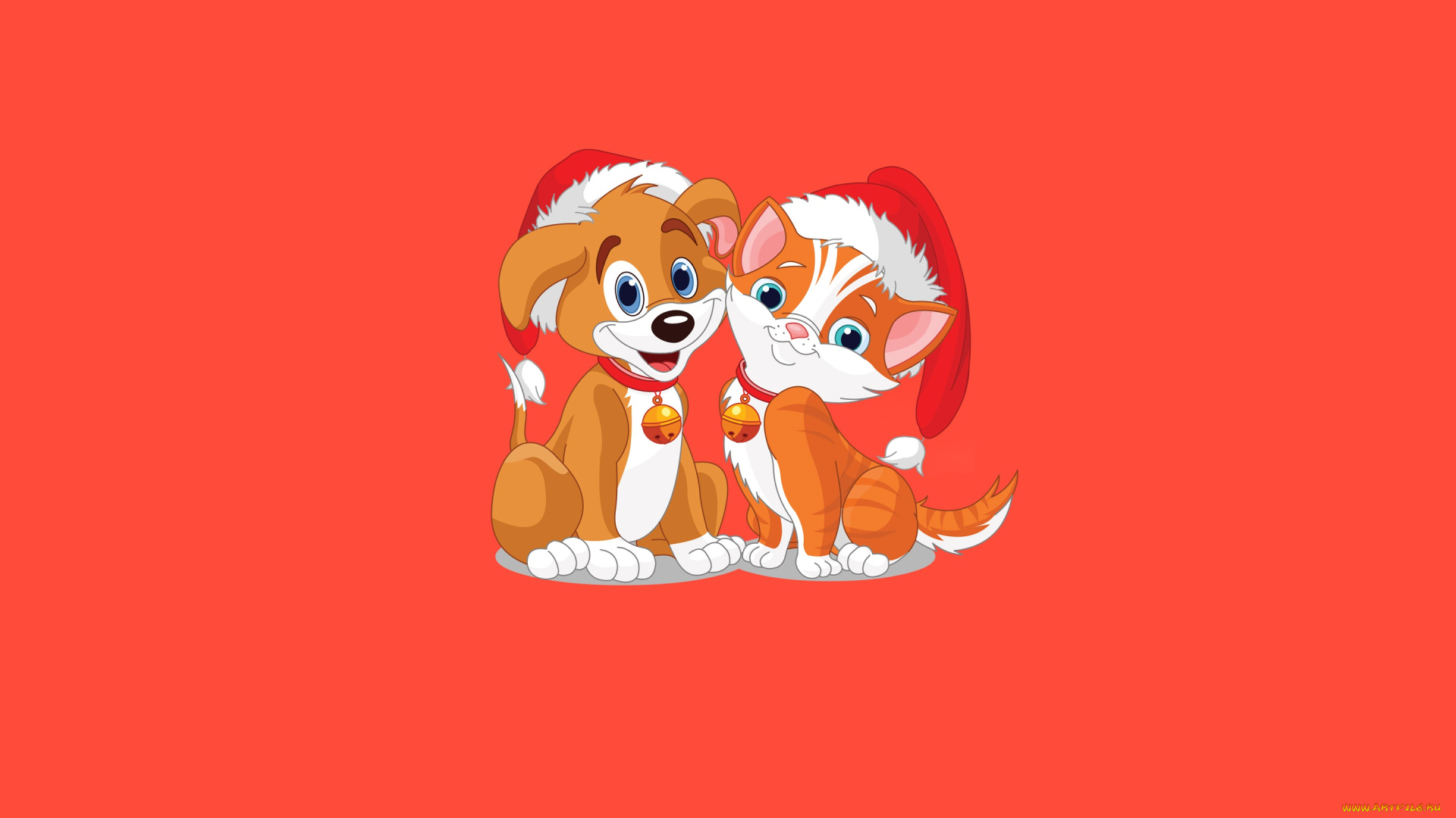 праздничные, векторная, графика, , новый, год, кошка, новый, год, минимализм, праздник, настроение, фон