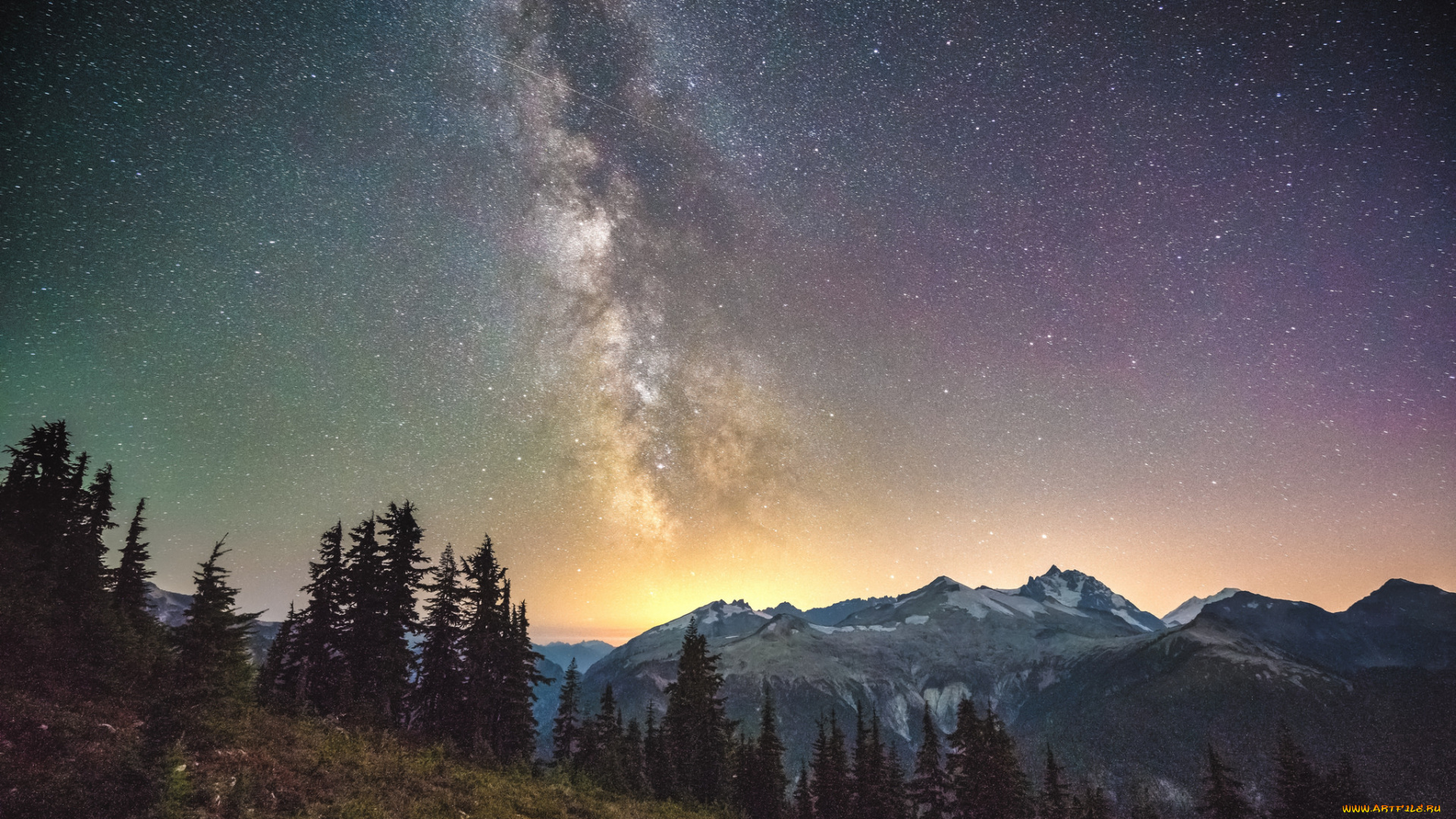 природа, горы, простор