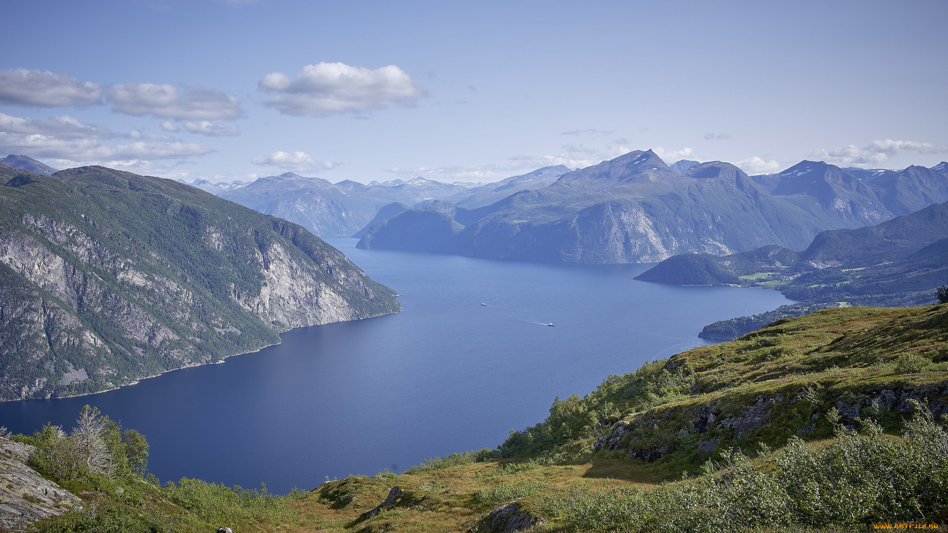 природа, побережье, простор