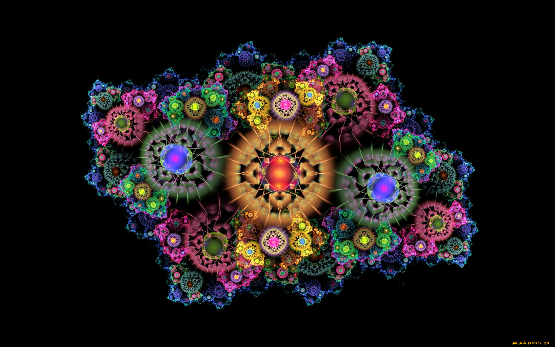 3д, графика, фракталы, , fractal, абстракция, фон, фрактал