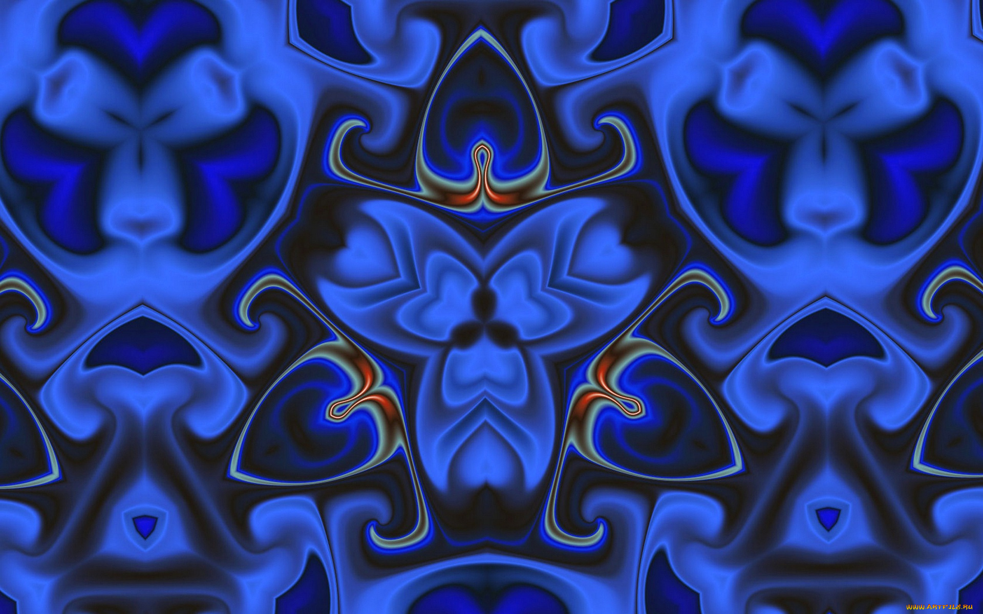 3д, графика, фракталы, , fractal, цвет, узор, фрактал, цветок