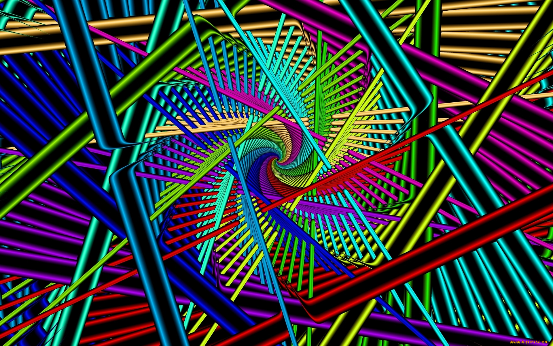 3д, графика, фракталы, , fractal, круг, свет, цвет, узор, кольцо, симметрия