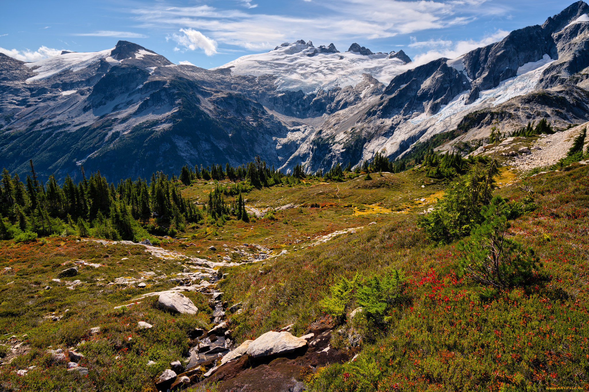 природа, горы, простор