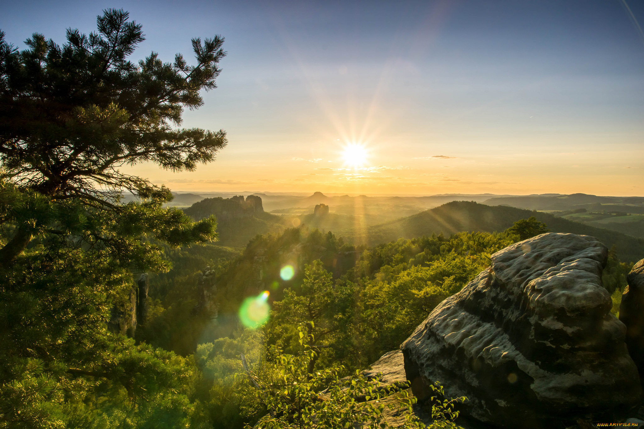 природа, восходы, закаты, простор