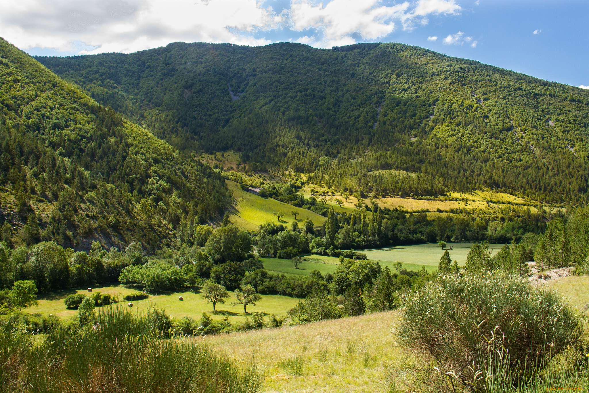 природа, горы, простор