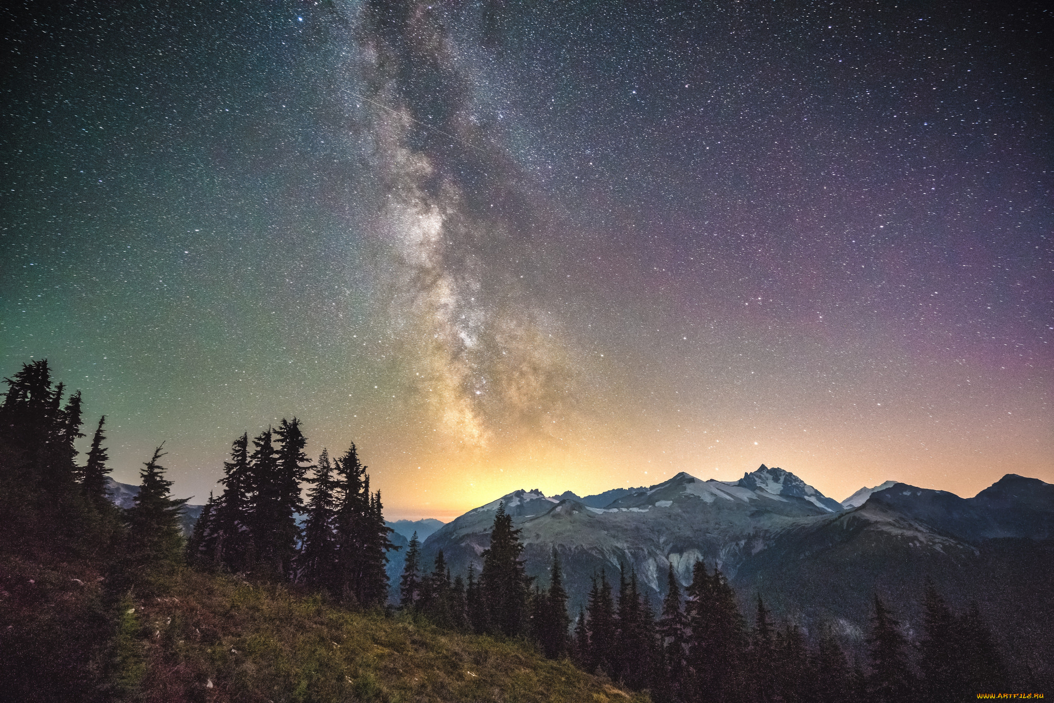 природа, горы, простор