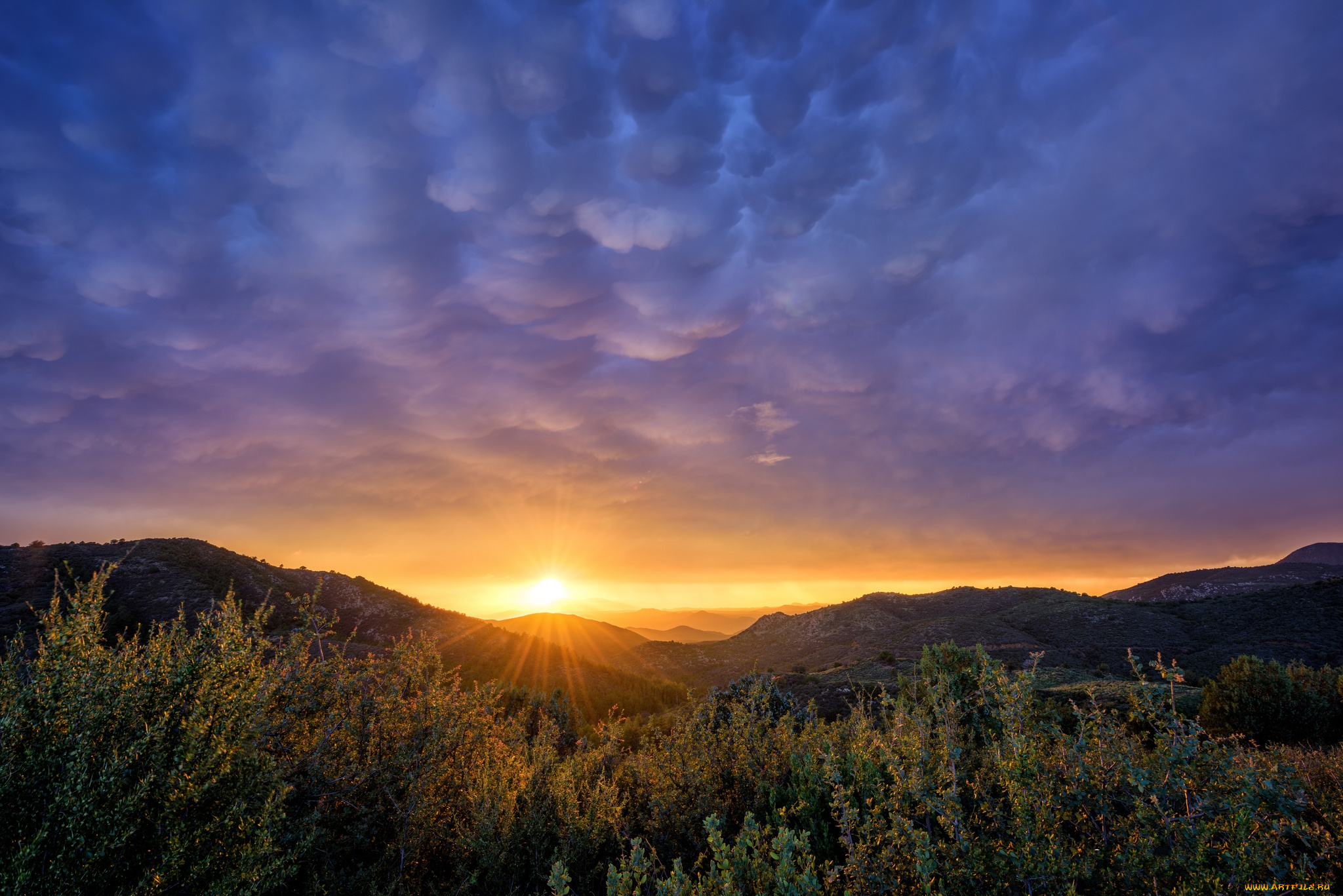 природа, восходы, закаты, простор