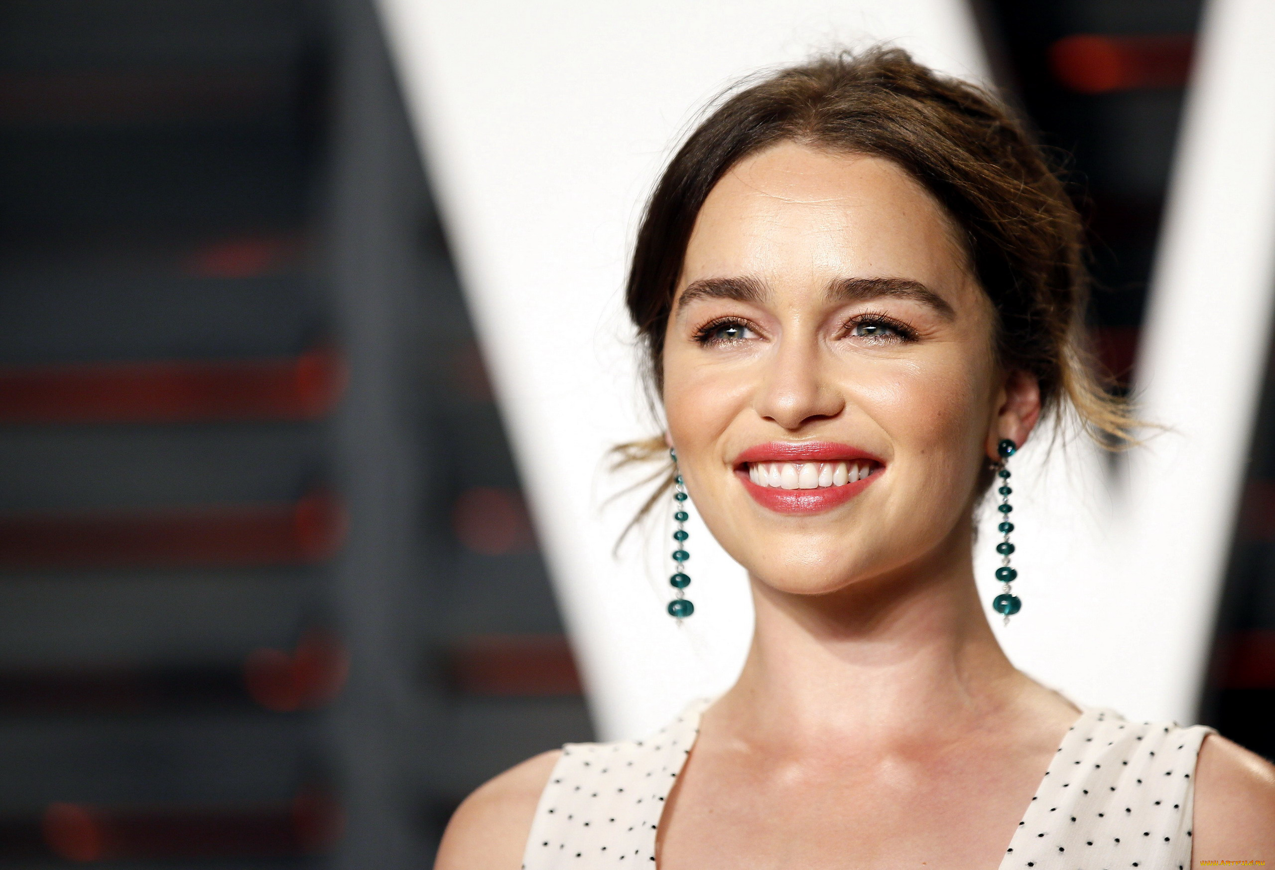девушки, emilia, clarke, улыбка