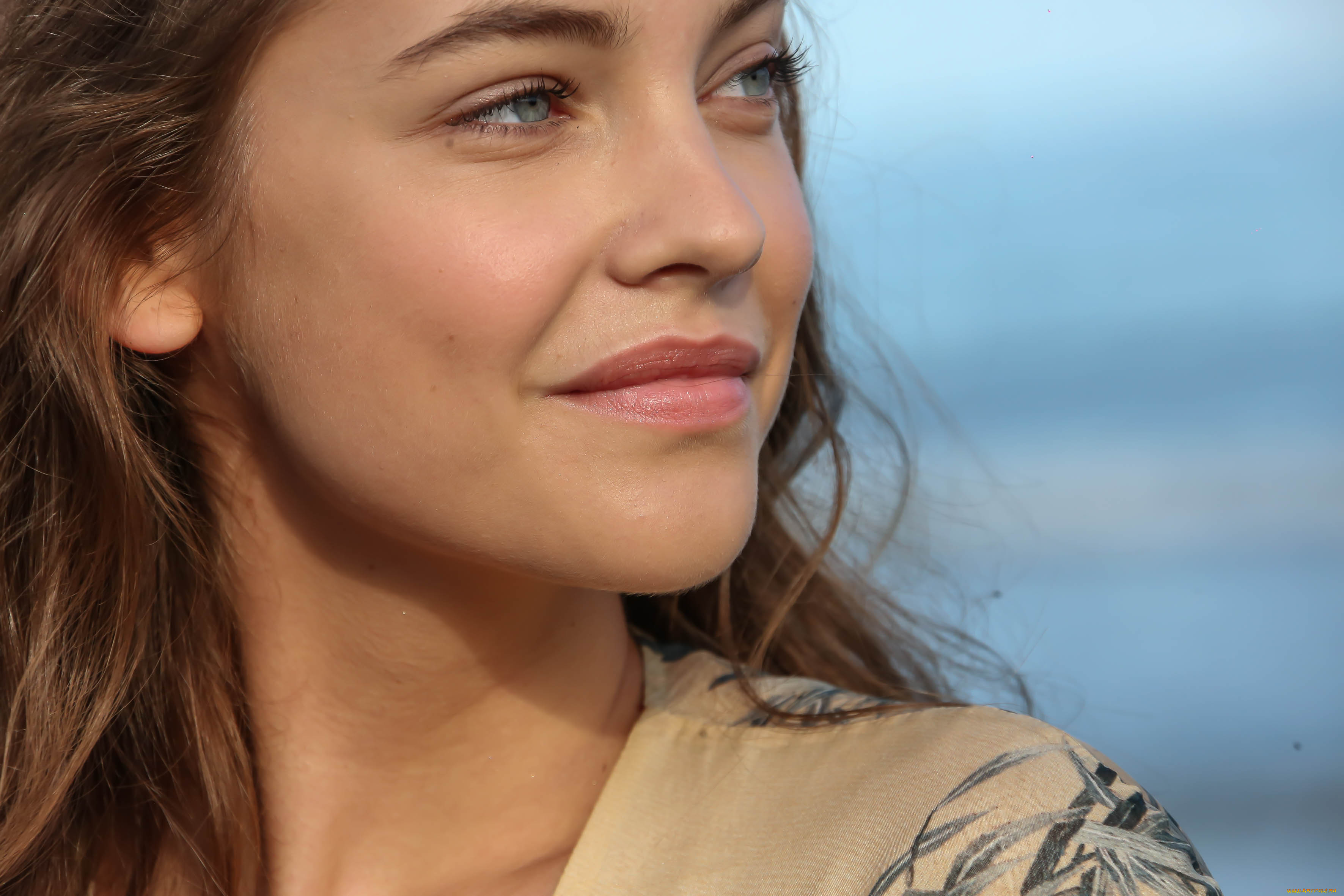 девушки, barbara, palvin, модель, лицо, улыбка