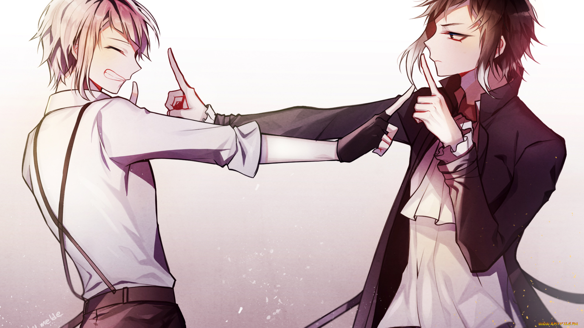 аниме, bungou, stray, dogs, бродячие, псы, литературные, гении