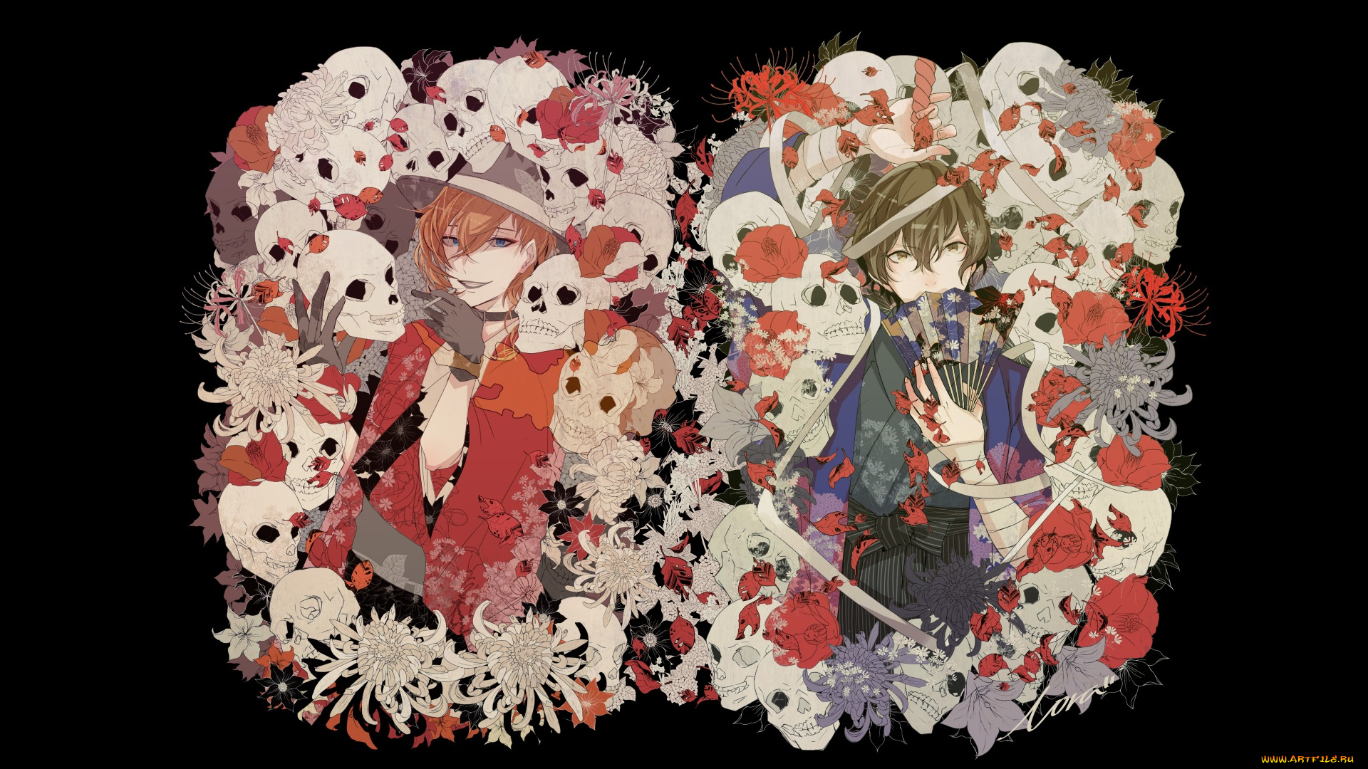 аниме, bungou, stray, dogs, бродячие, псы, литературные, гении