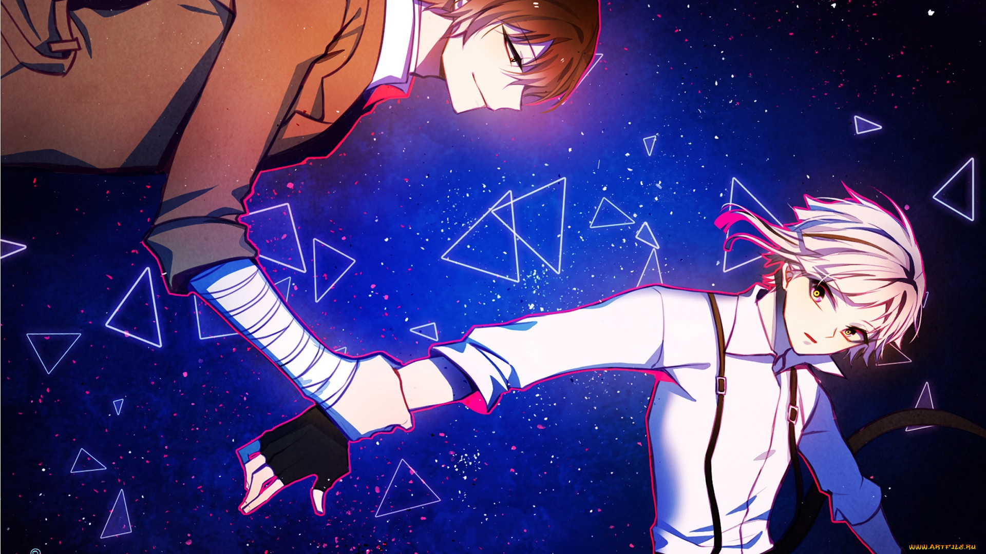 аниме, bungou, stray, dogs, бродячие, псы, литературные, гении