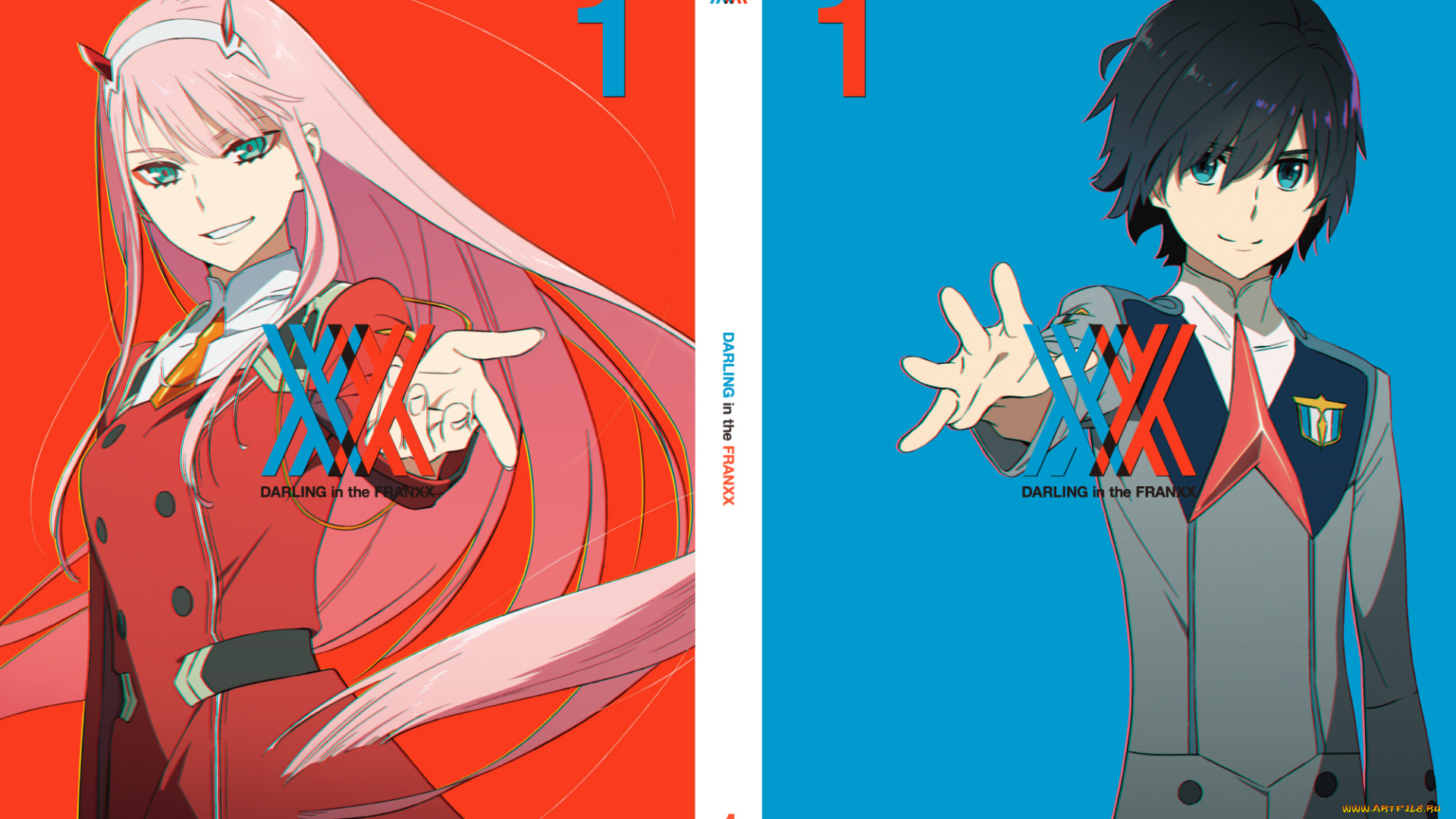 аниме, darling, in, the, frankxx, милый, во, франксе