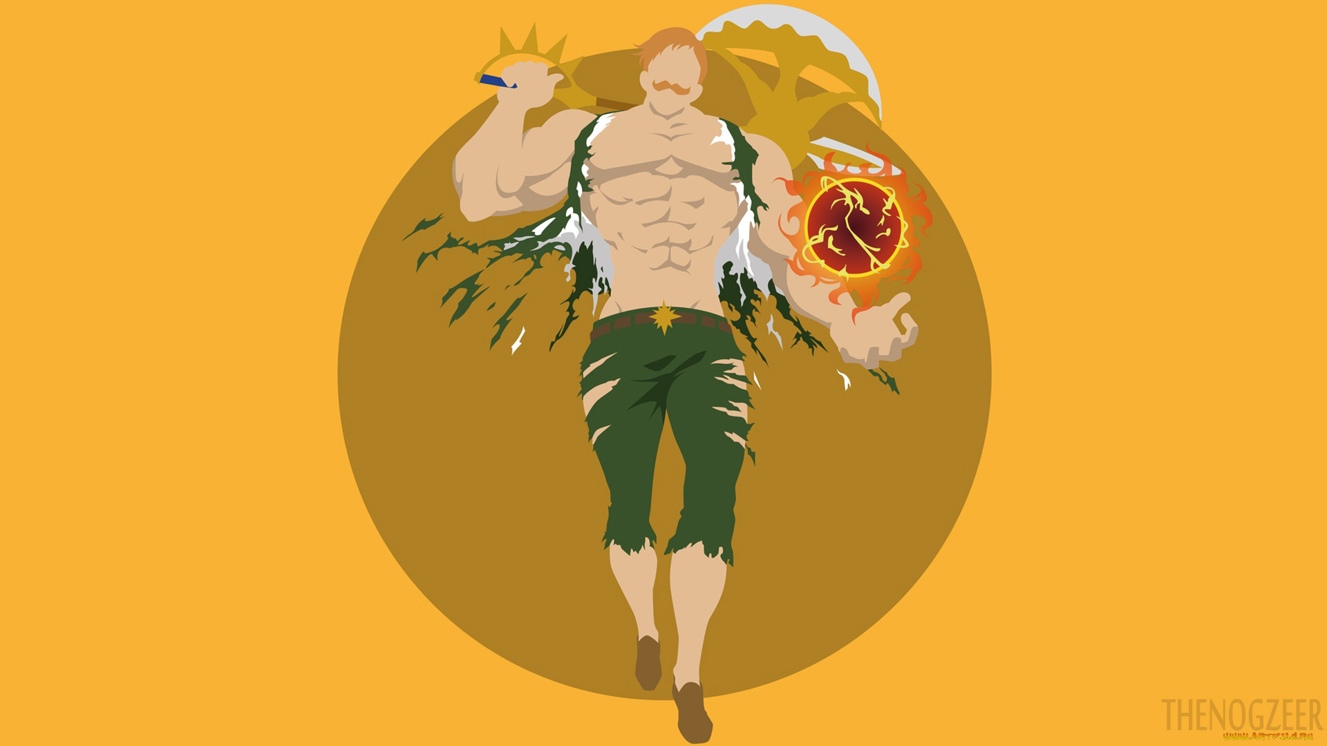 аниме, nanatsu, no, taizai, эсканор