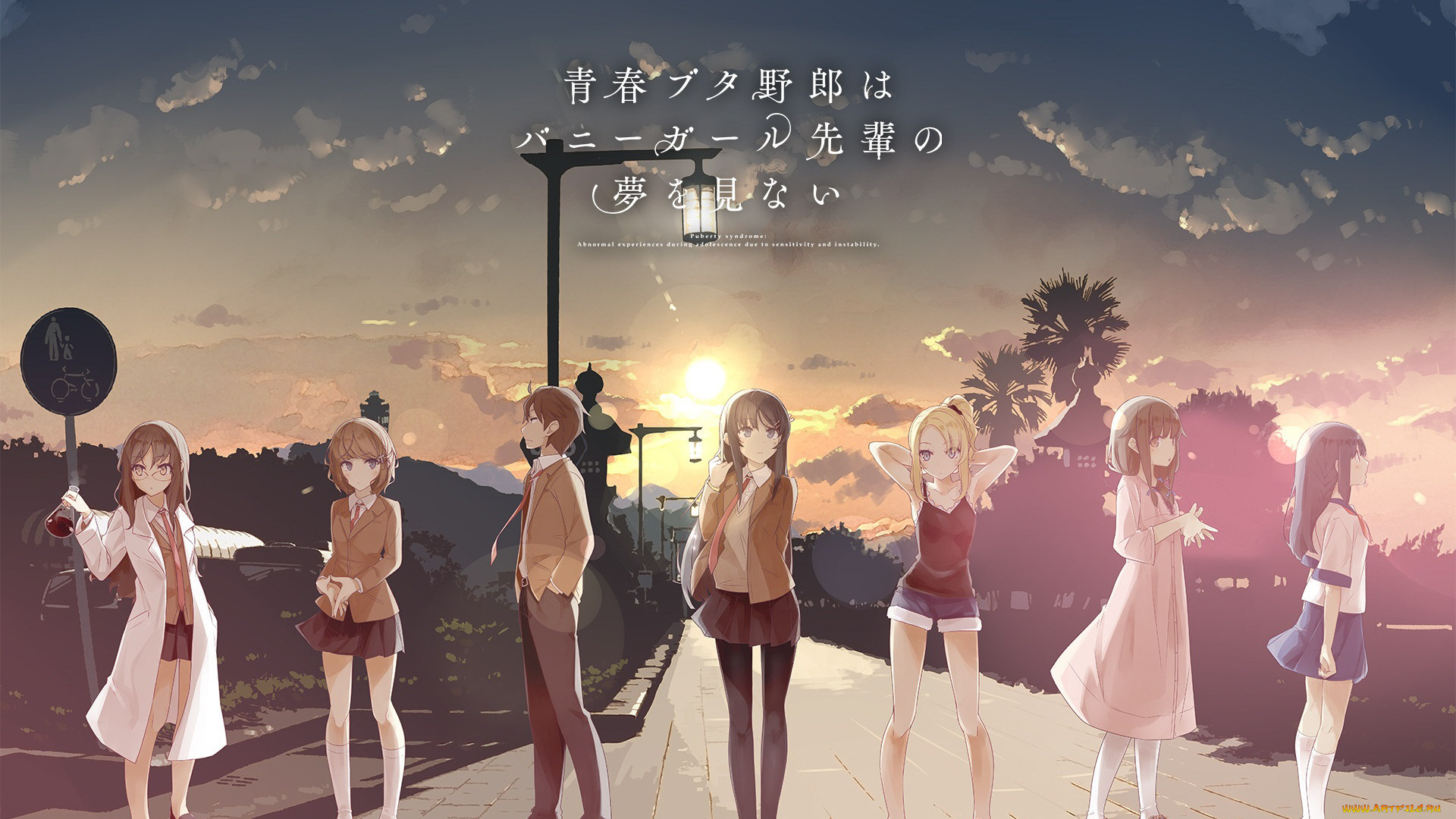 аниме, rascal, does, not, dream, of, bunny, girl, senpai, rascal, does, not, dream, of, bunny, girl, senpai