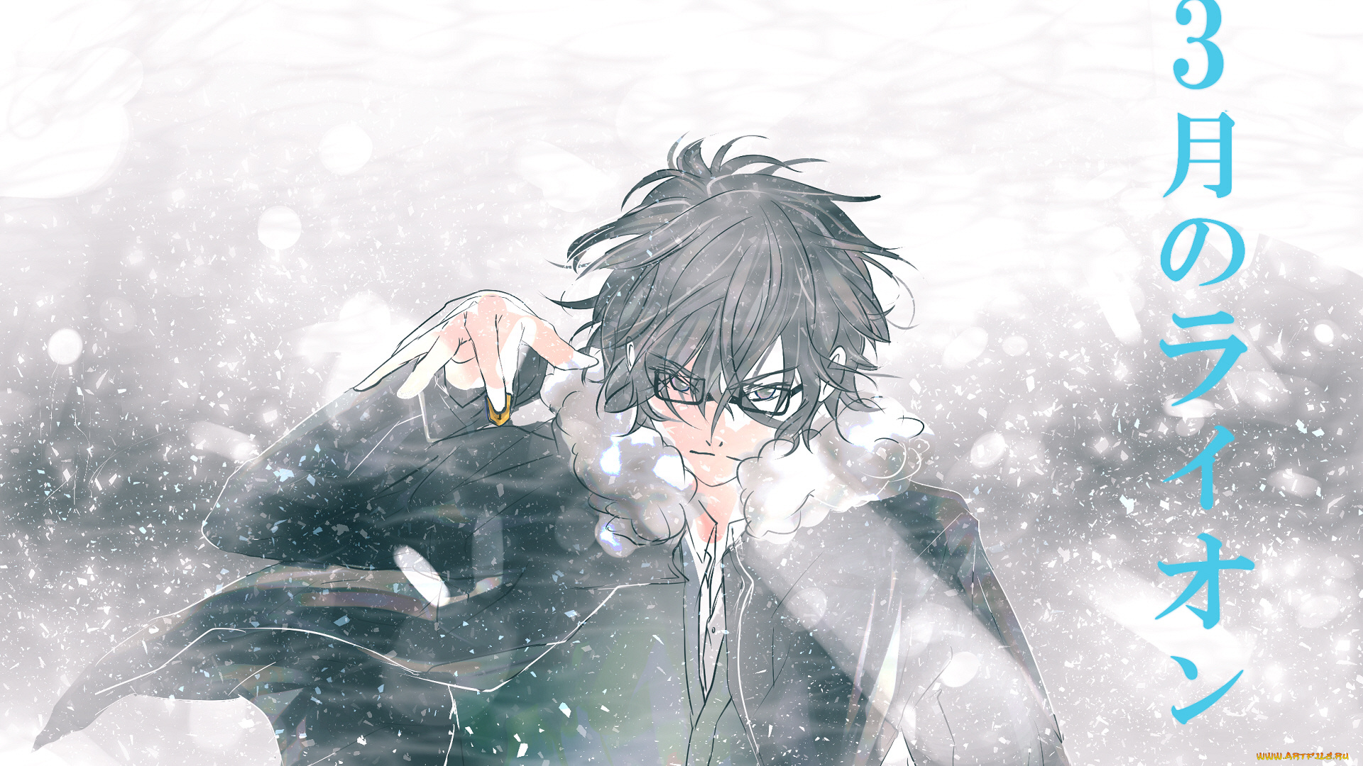 аниме, sangatsu, no, lion, мартовский, лев