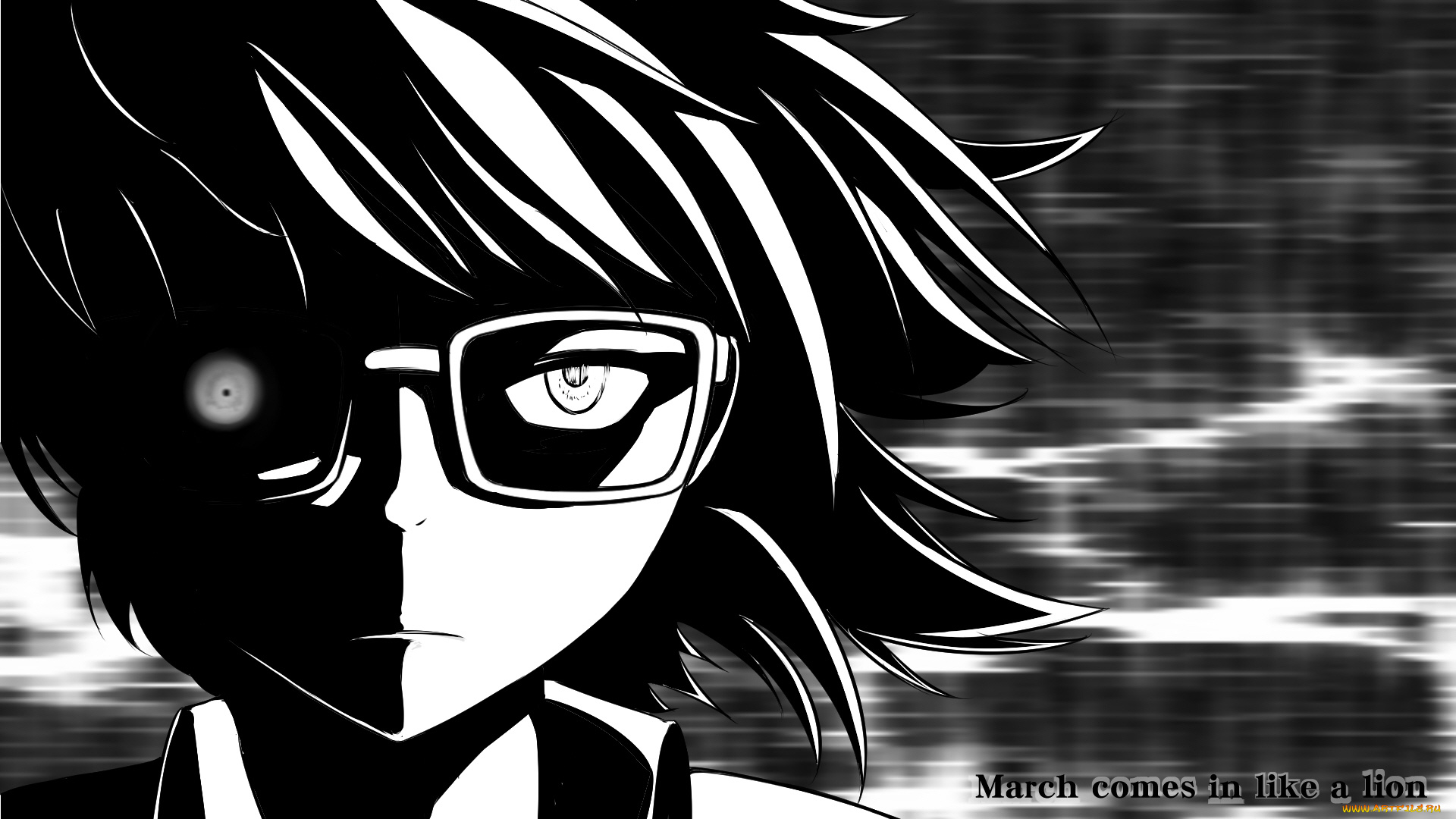 аниме, sangatsu, no, lion, мартовский, лев