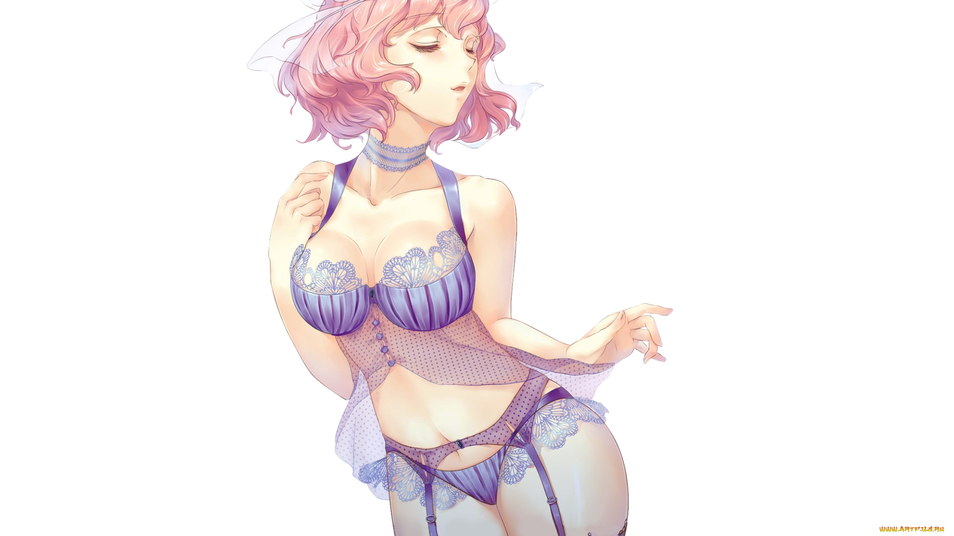 аниме, touhou, esha, saigyouji, yuyuko