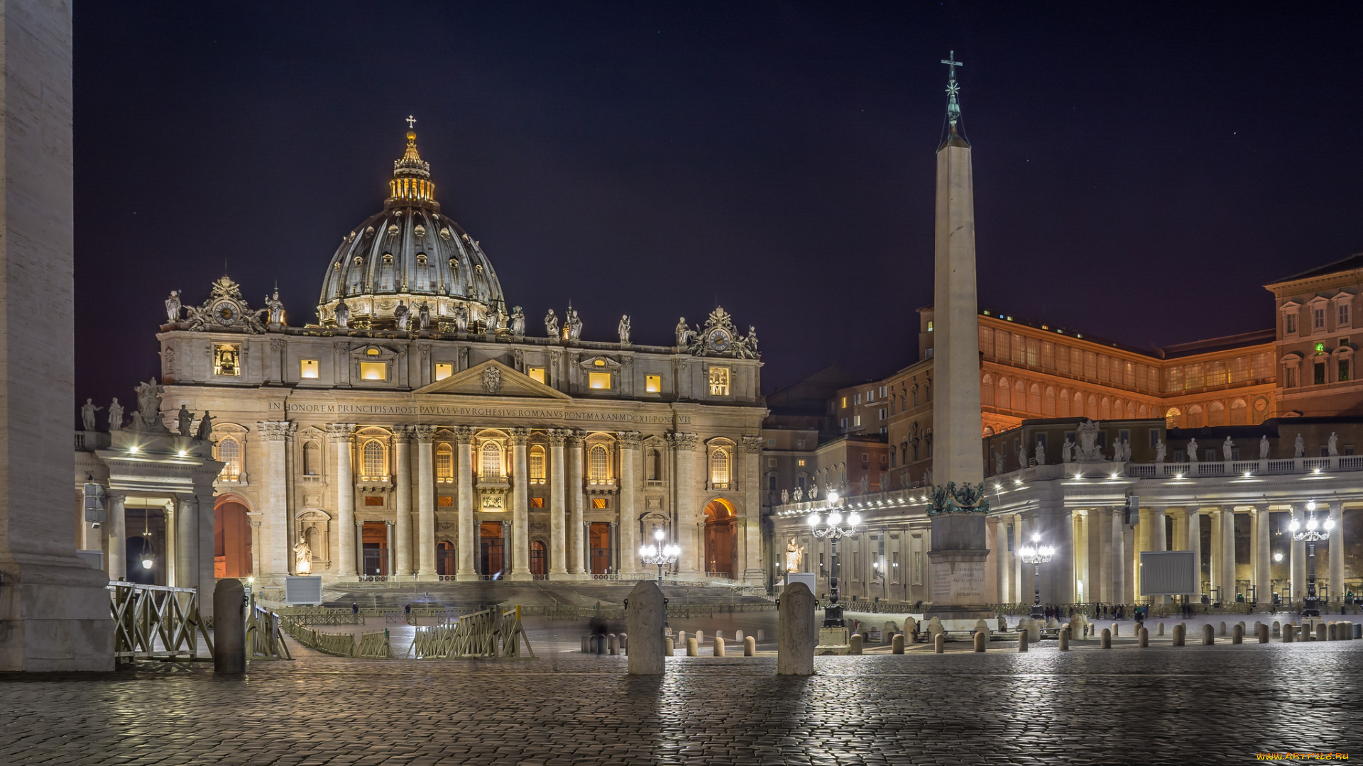 basilique, saint, pierre, de, rome, города, рим, , ватикан, , италия, простор
