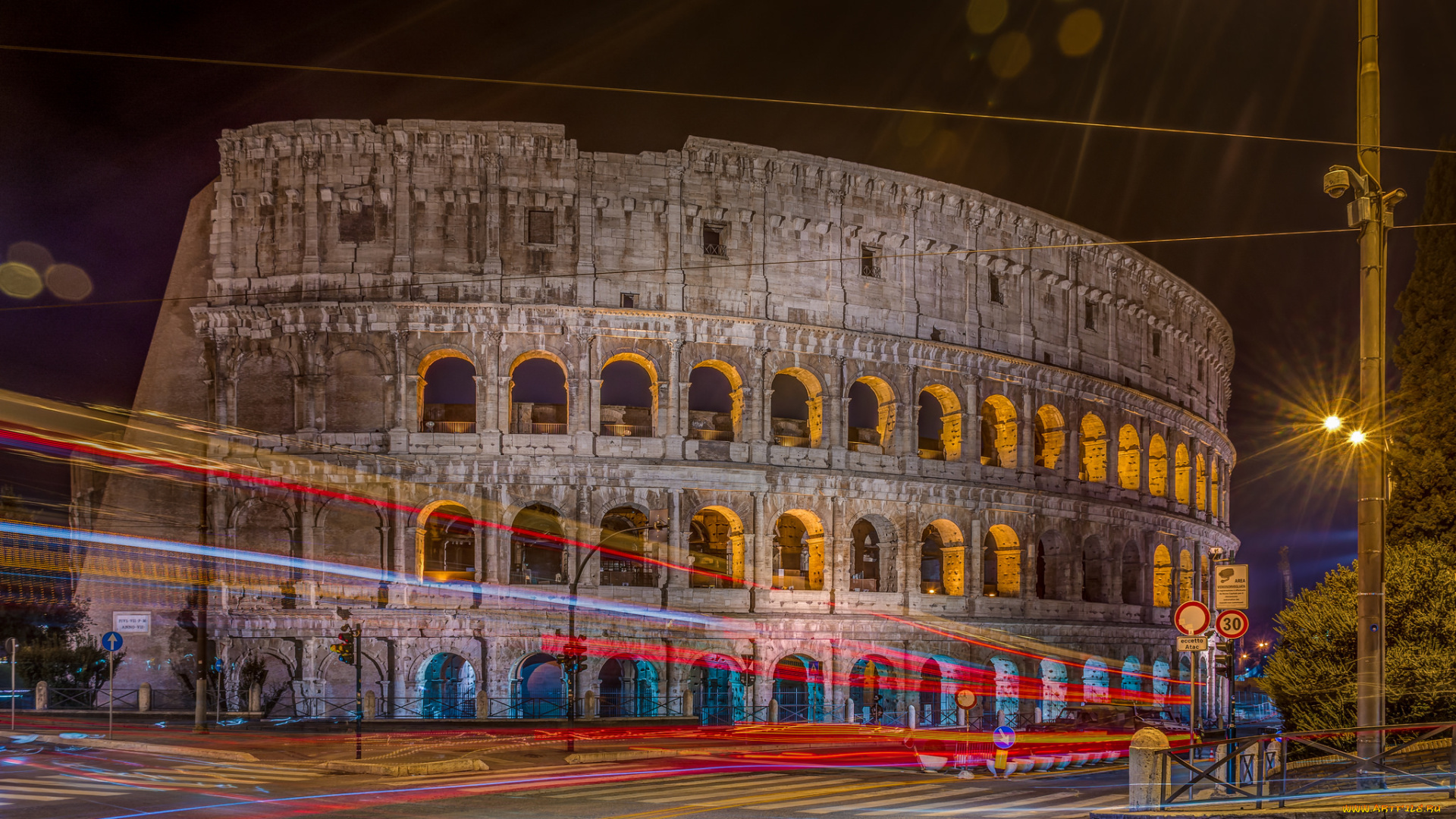 colosseo, города, рим, , ватикан, , италия, простор