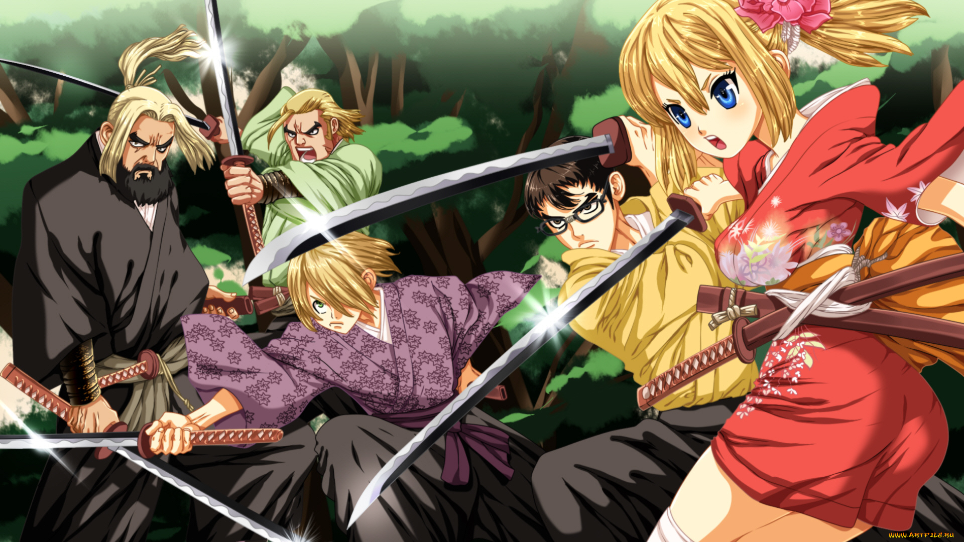 dr, , stone, аниме, персонажи