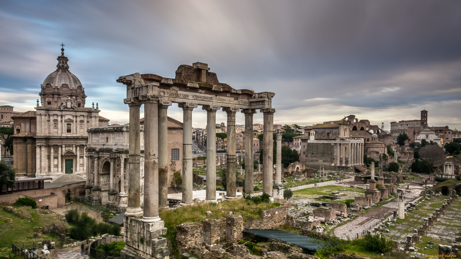 forum, romanum, города, рим, , ватикан, , италия, простор