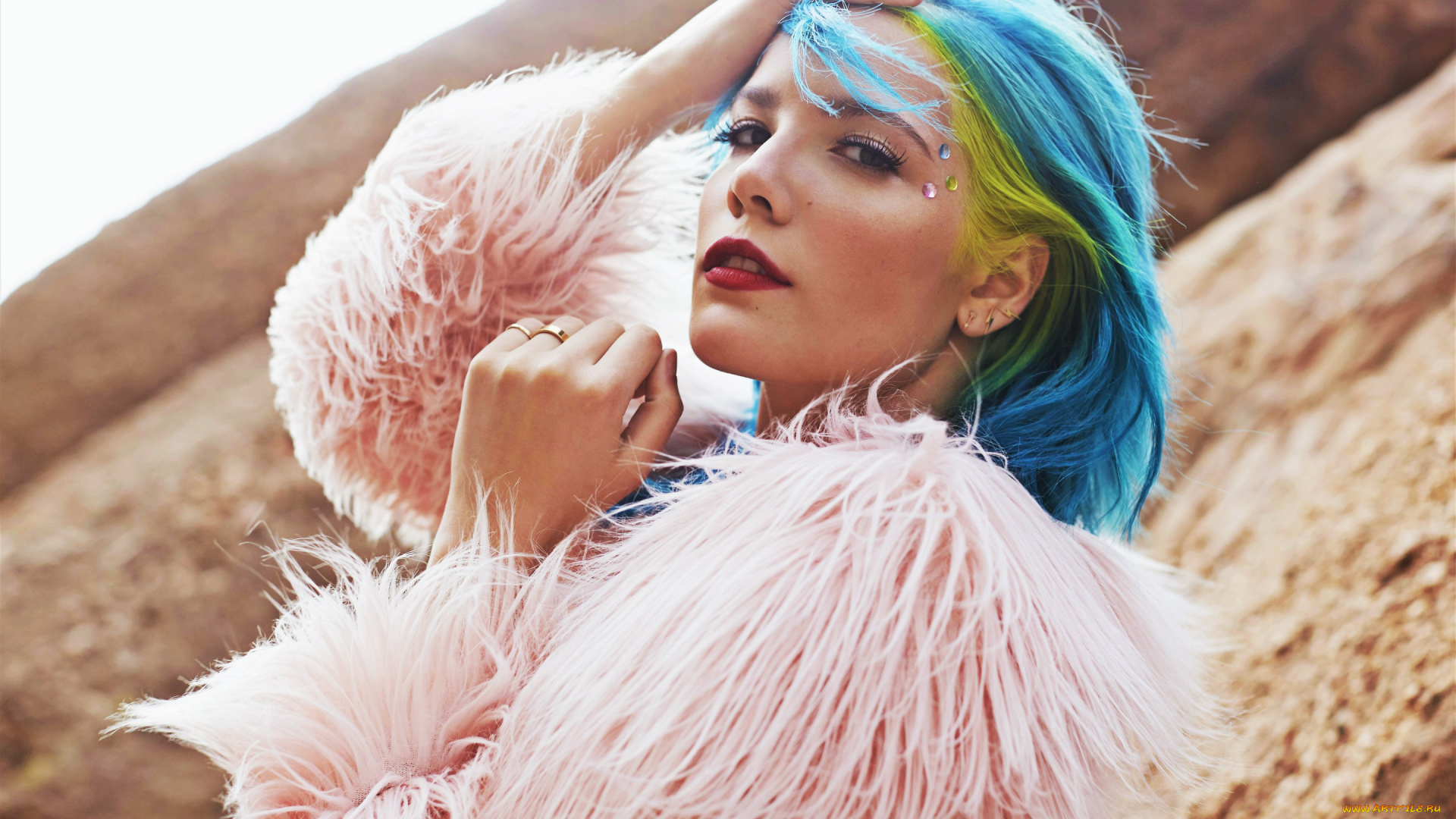 halsey, музыка, эшли, николетт, франджипани, розовая, куртка, портрет, американская, певица, знаменитость, фотосъемка