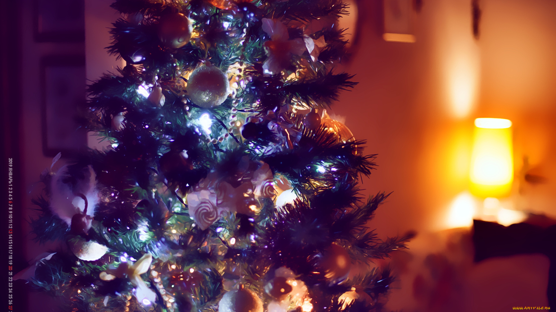 календари, праздники, , салюты, шар, елка, игрушка