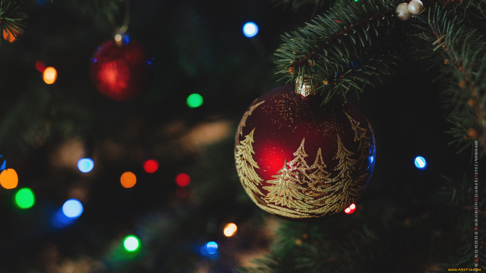 календари, праздники, , салюты, шар, игрушка, ветка