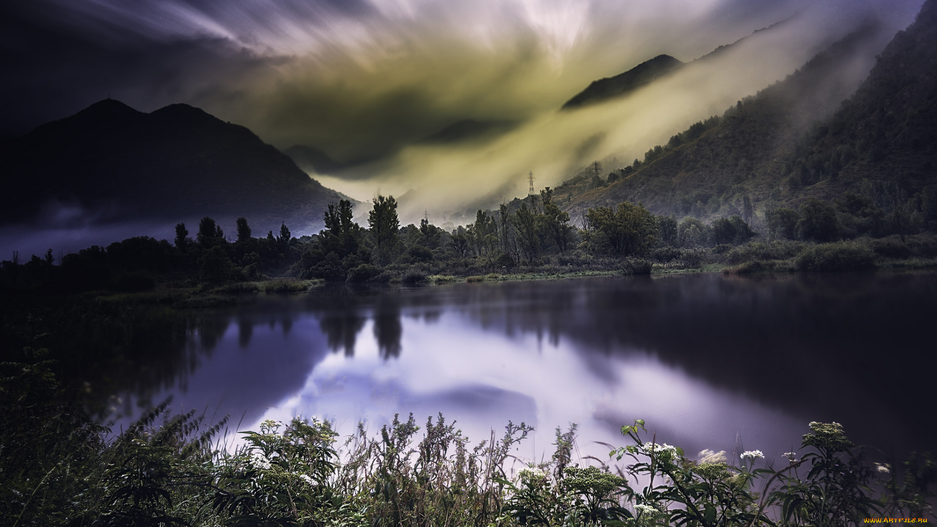 природа, реки, озера, простор