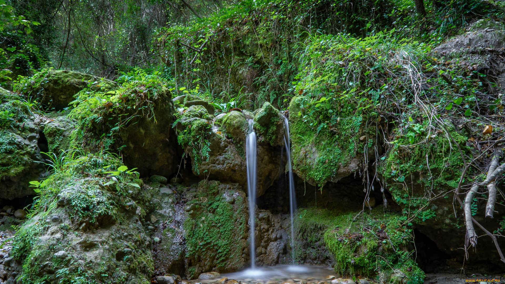 природа, водопады, простор