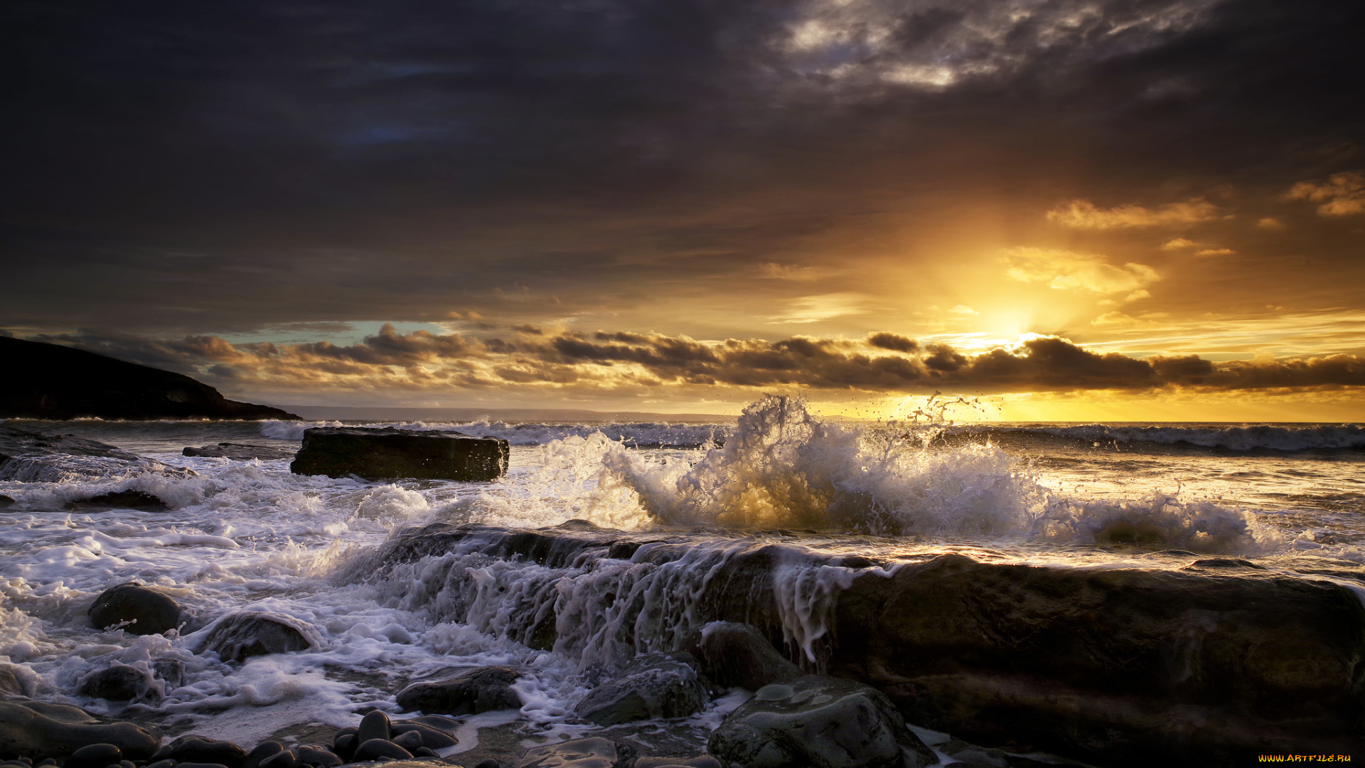 природа, восходы, закаты, простор