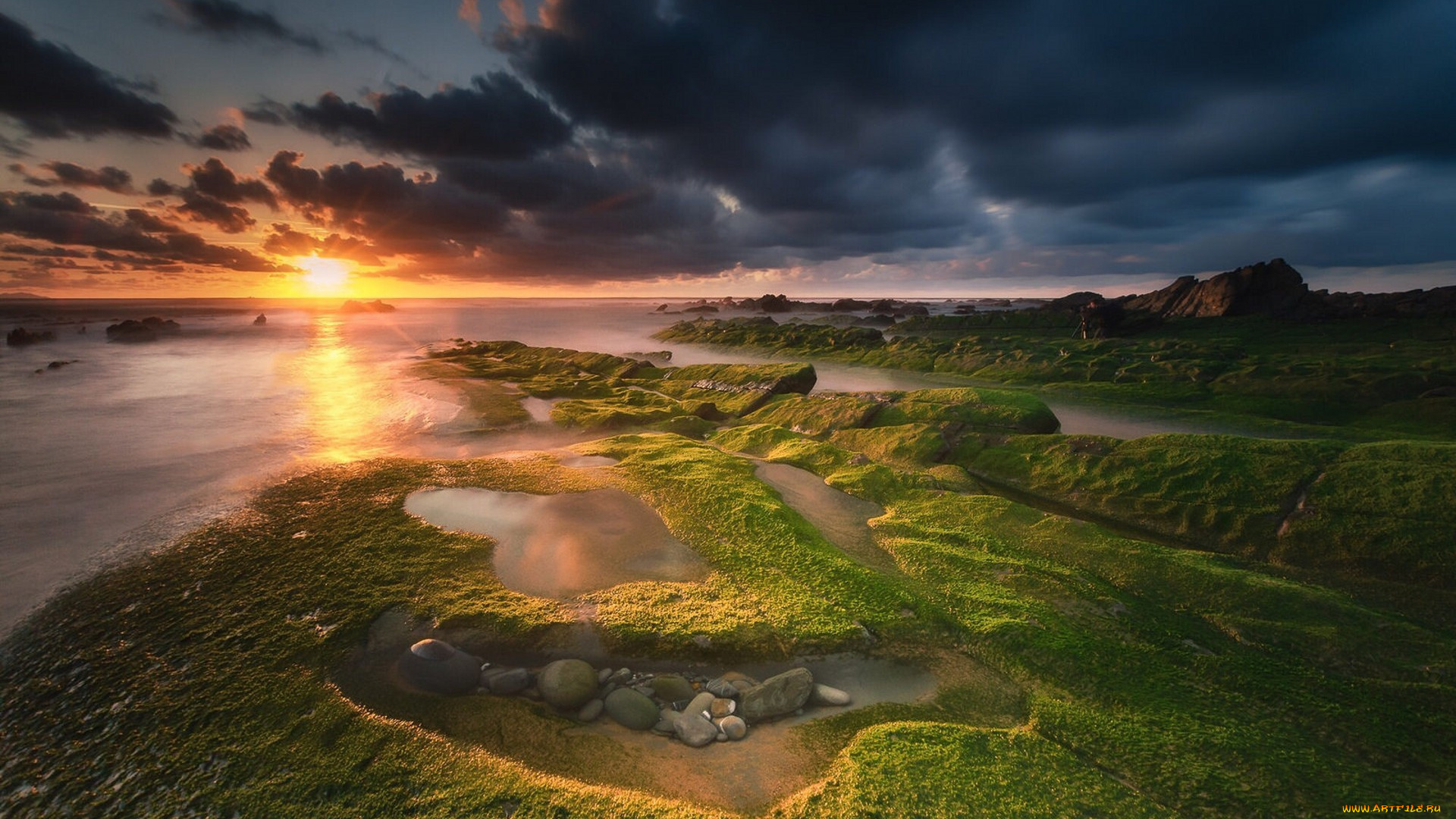 природа, восходы, закаты, простор