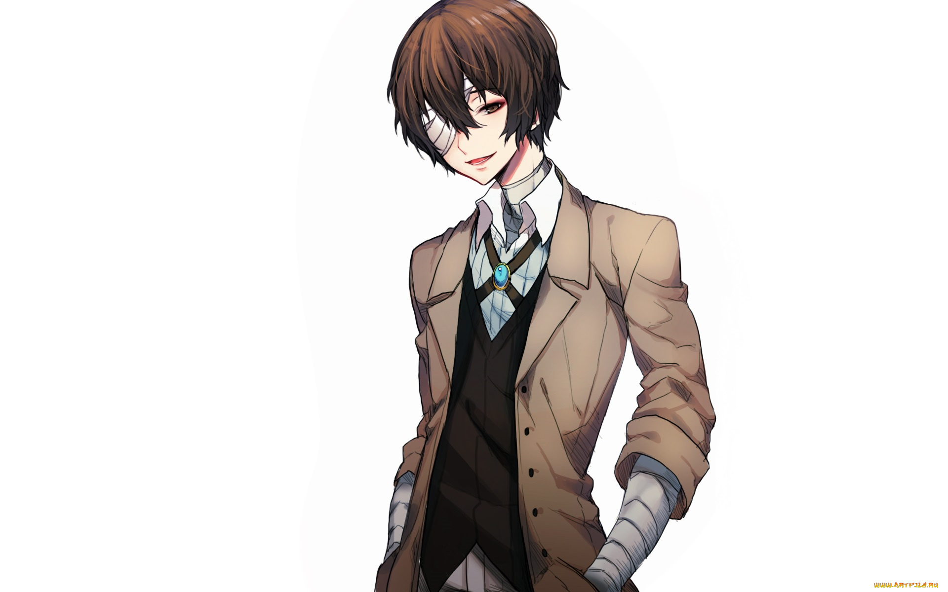 аниме, bungou, stray, dogs, бродячие, псы, литературные, гении