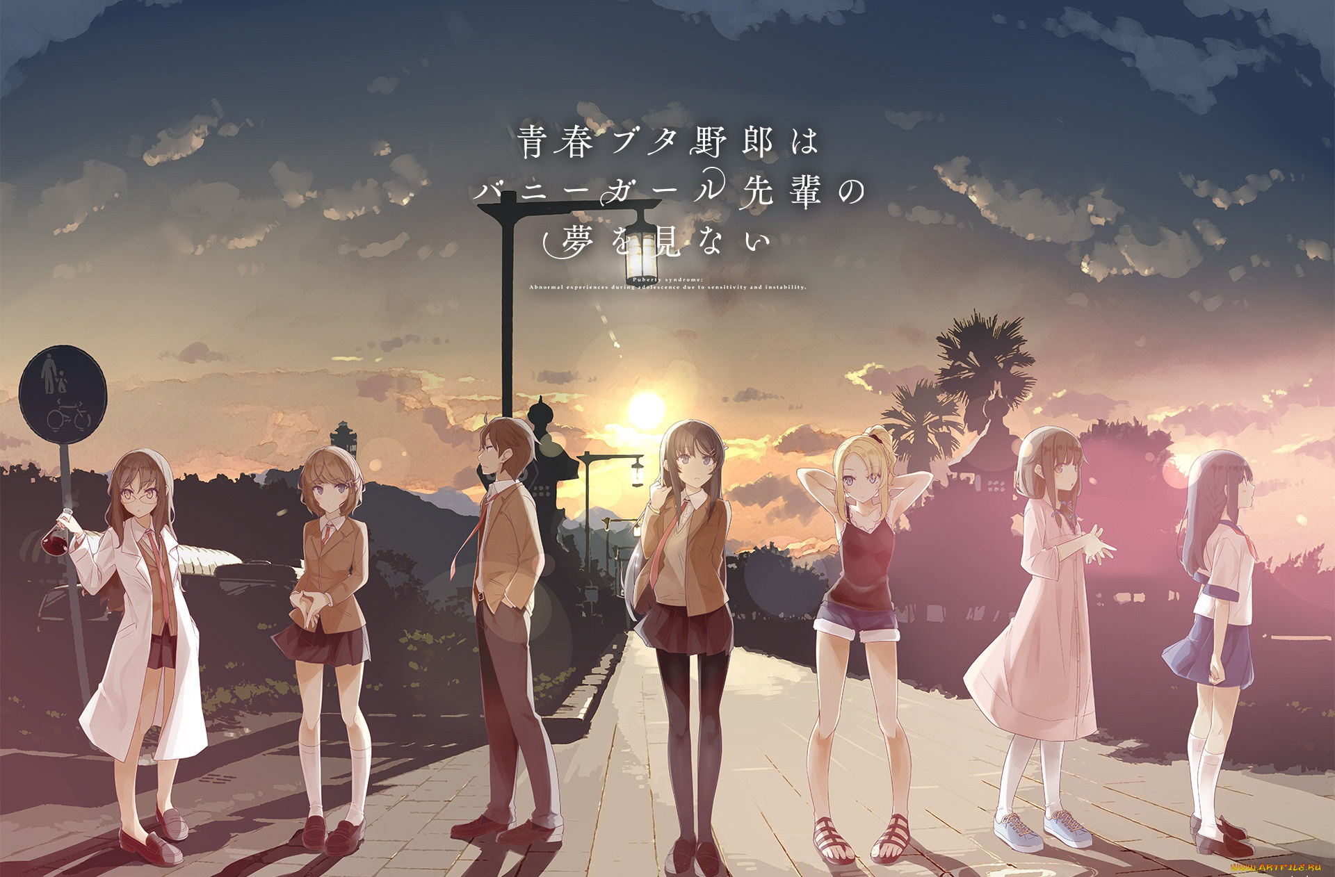 аниме, rascal, does, not, dream, of, bunny, girl, senpai, rascal, does, not, dream, of, bunny, girl, senpai