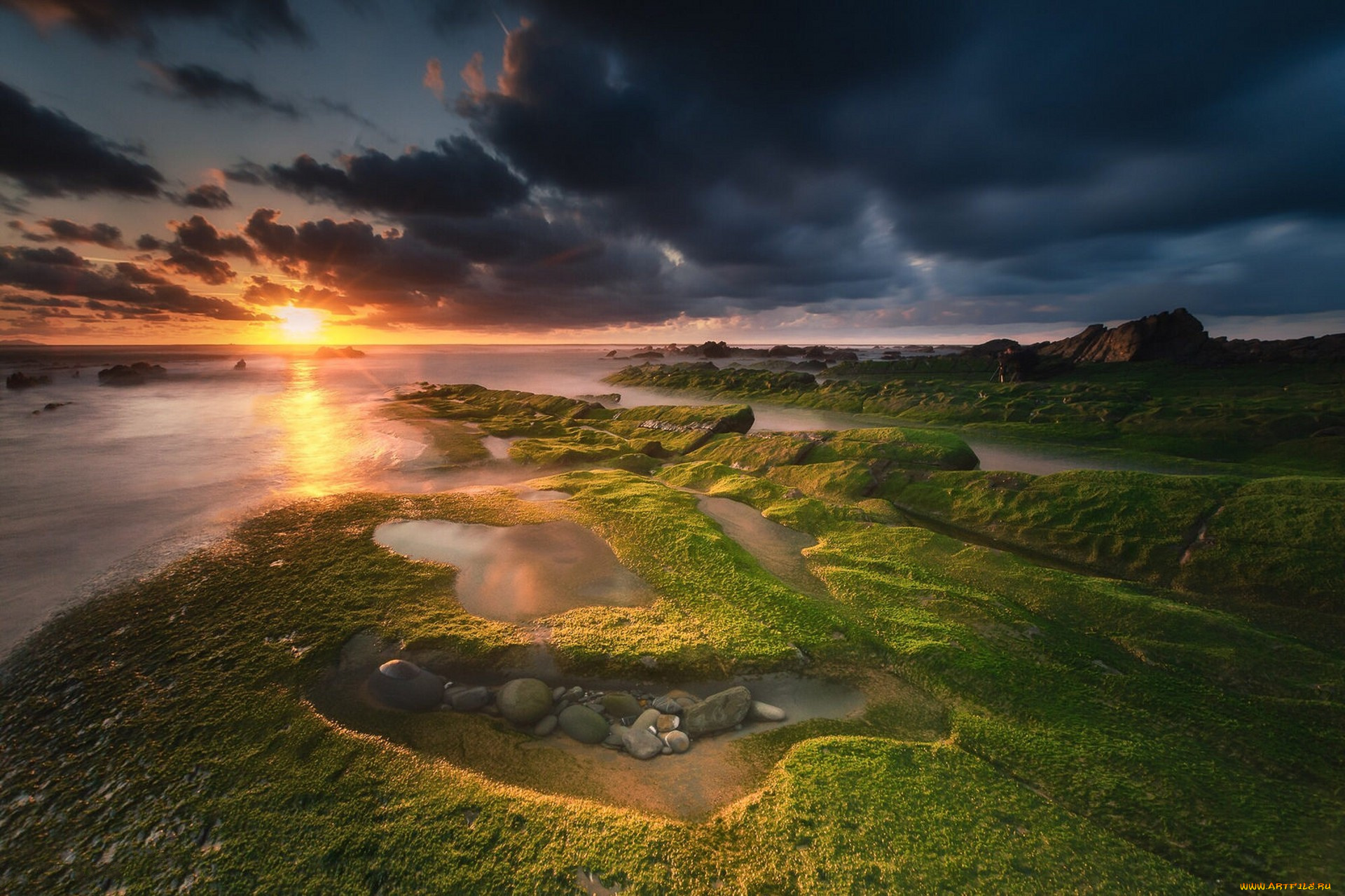 природа, восходы, закаты, простор