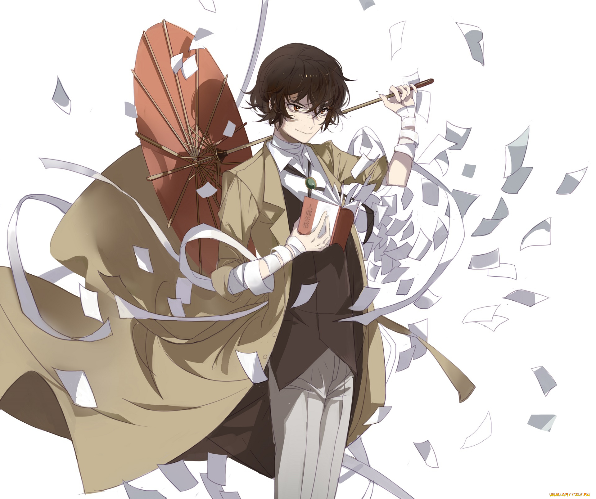 аниме, bungou, stray, dogs, бродячие, псы, литературные, гении