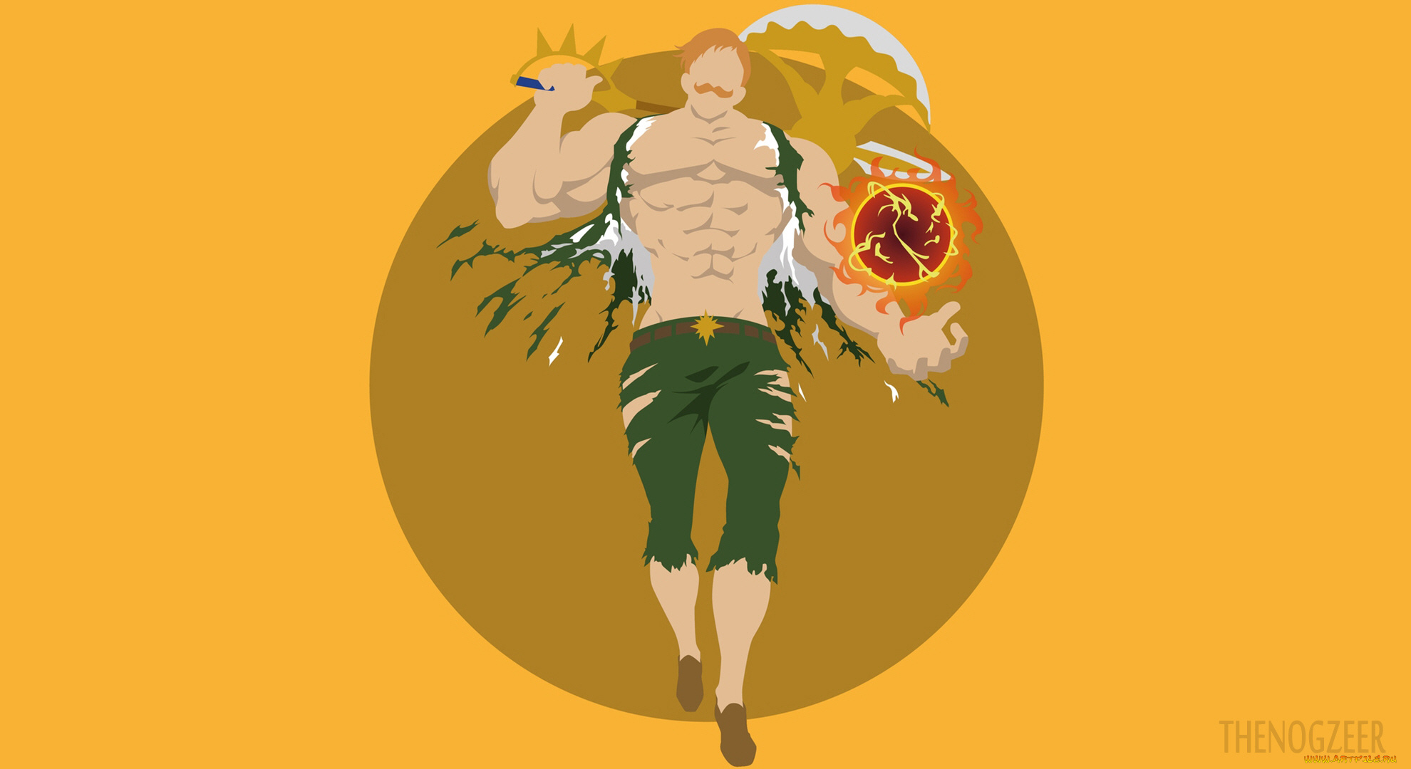 аниме, nanatsu, no, taizai, эсканор