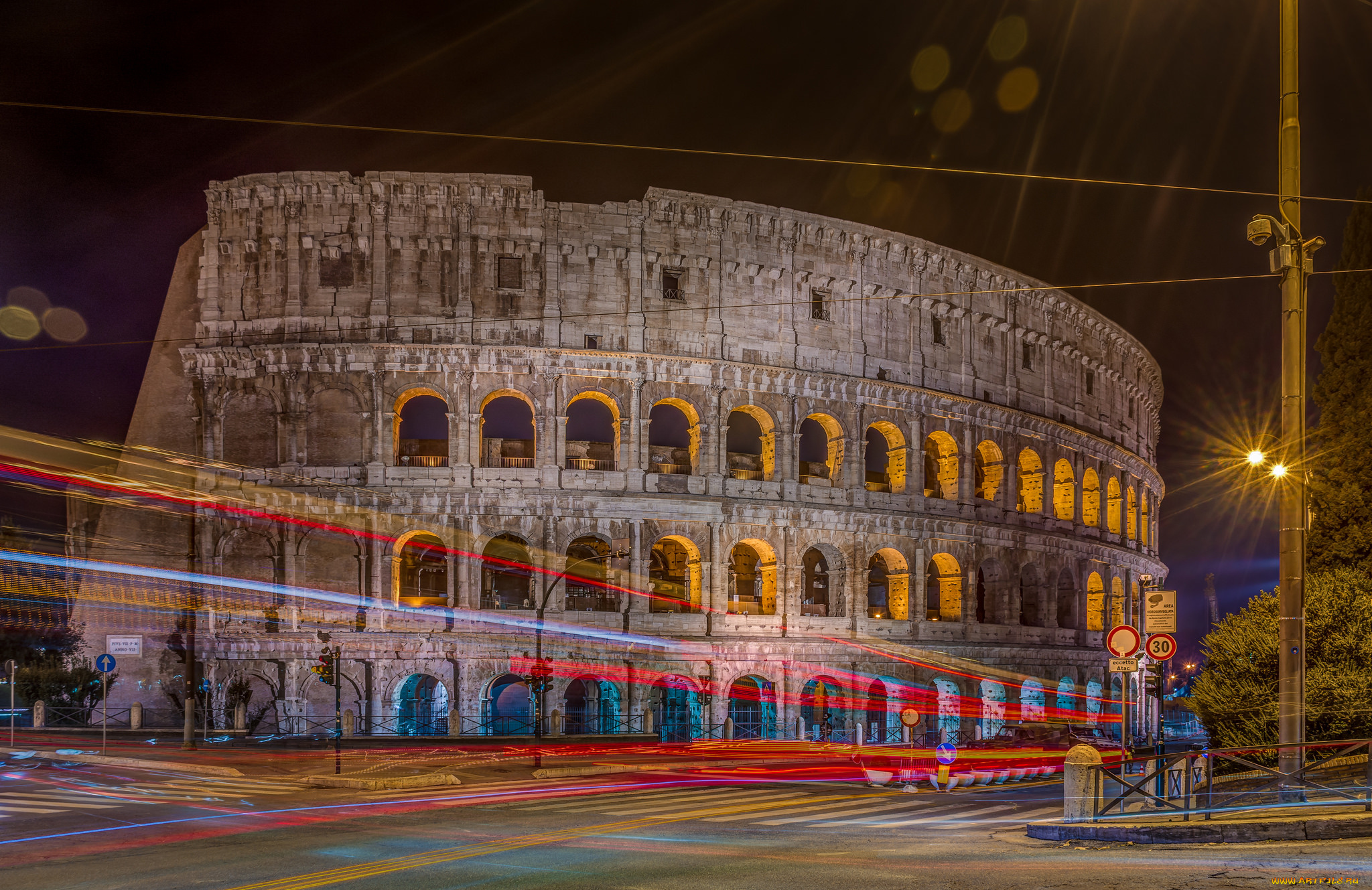 colosseo, города, рим, , ватикан, , италия, простор