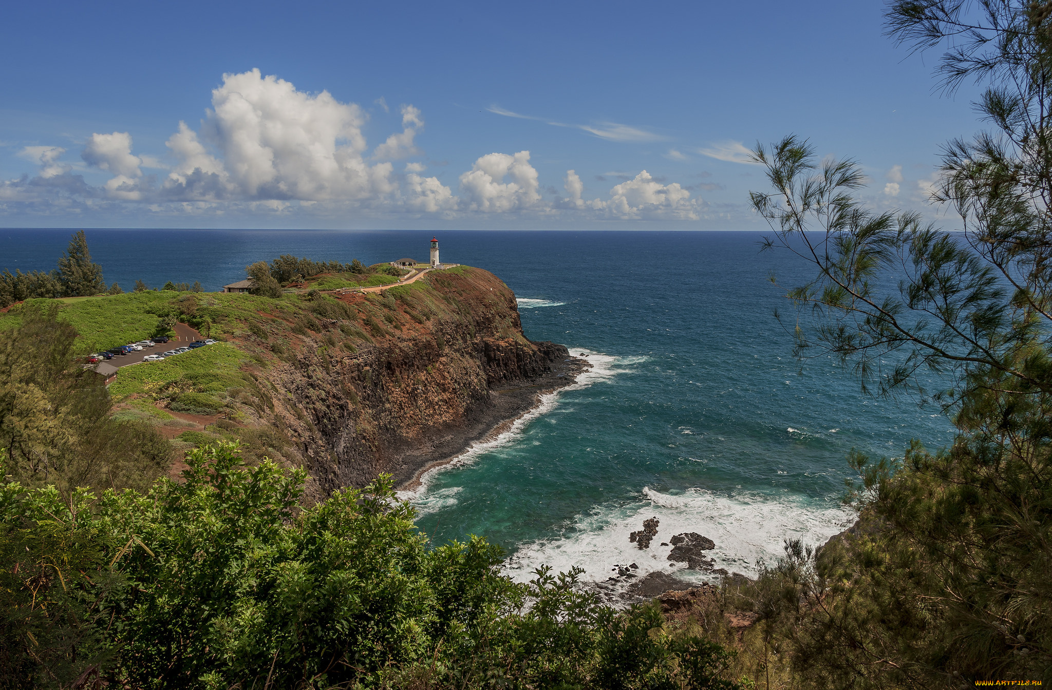 природа, побережье, простор