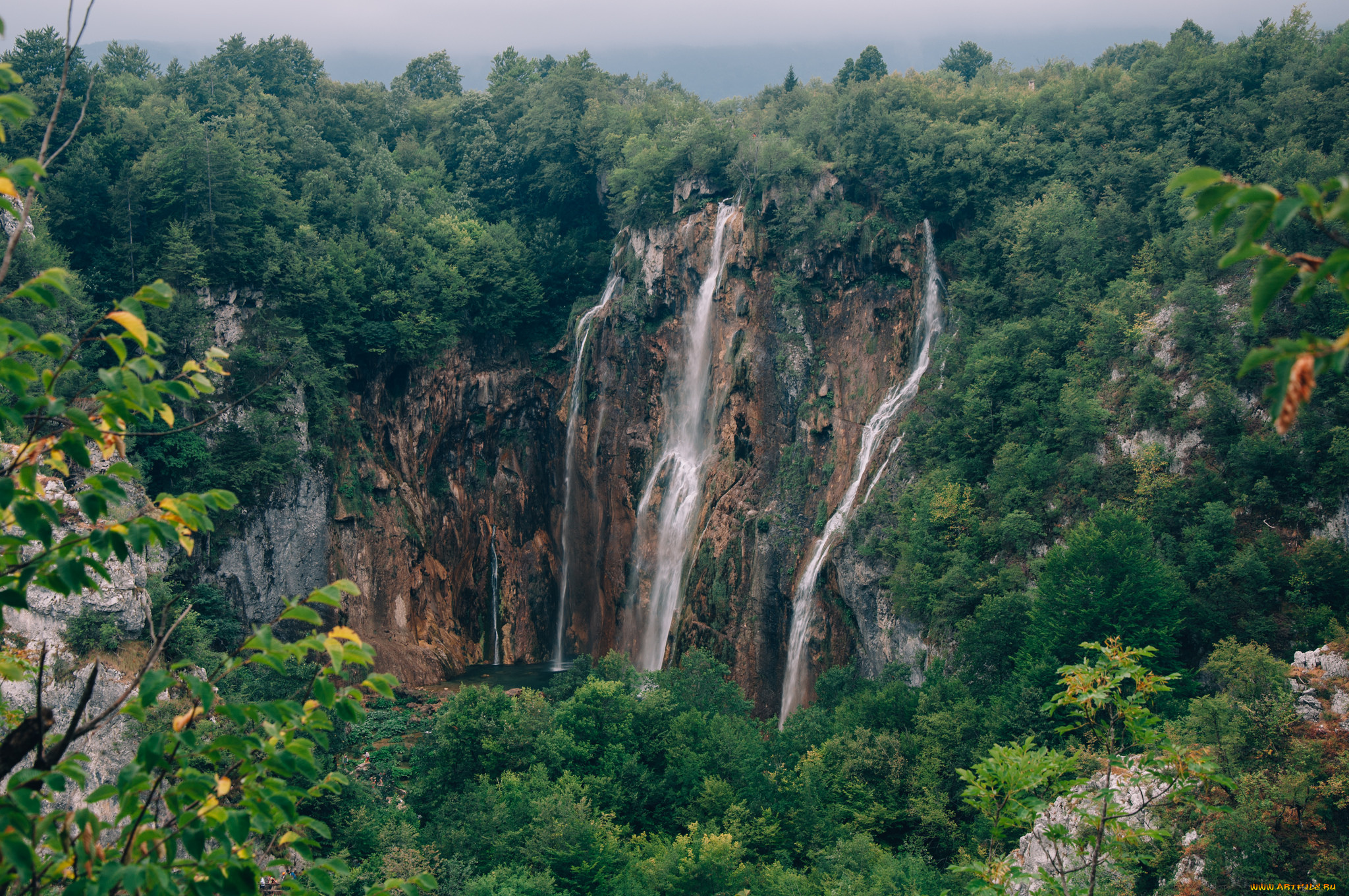 природа, водопады, простор